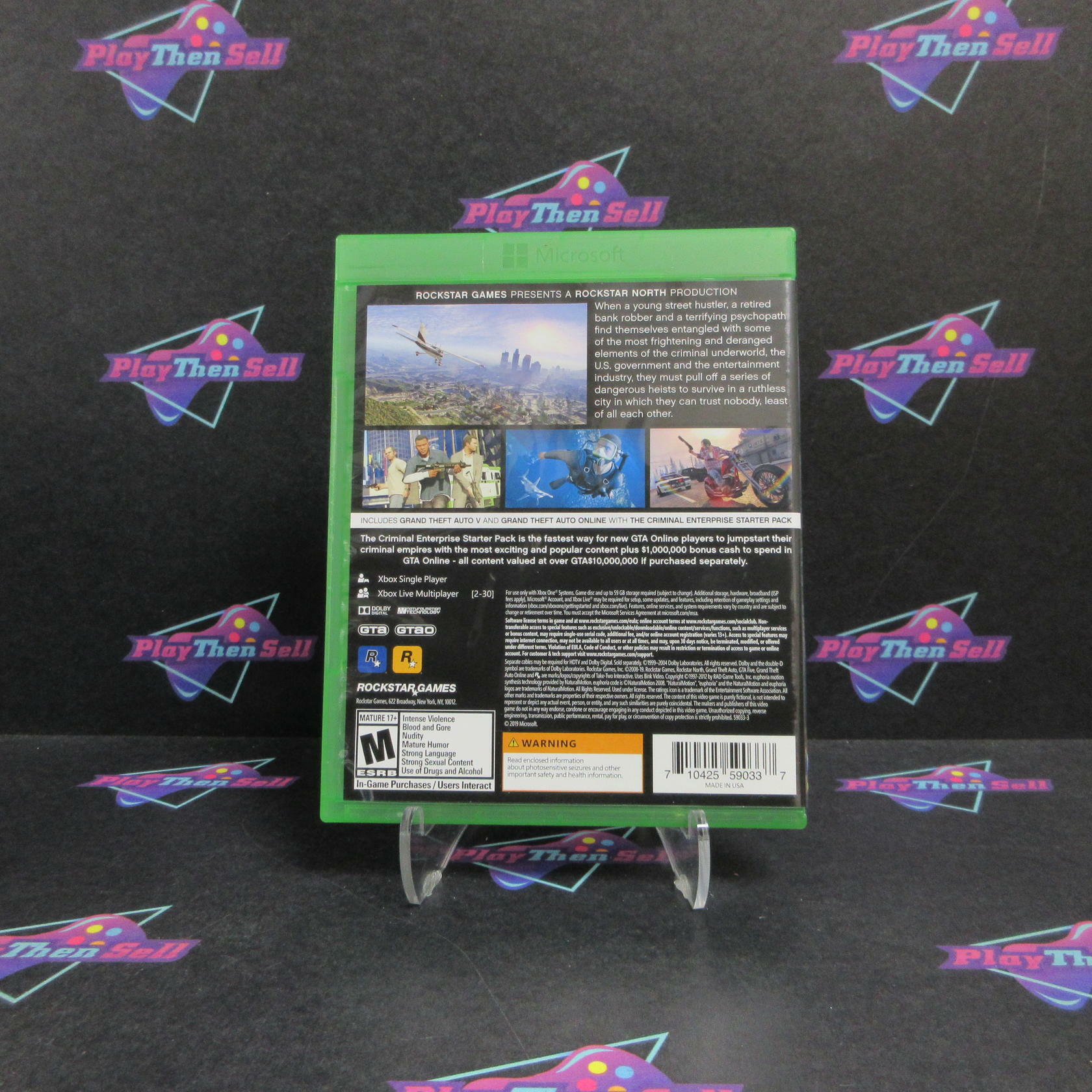 Grand Theft Auto V 5 Premium Edition Xbox One Complete - Refurbished