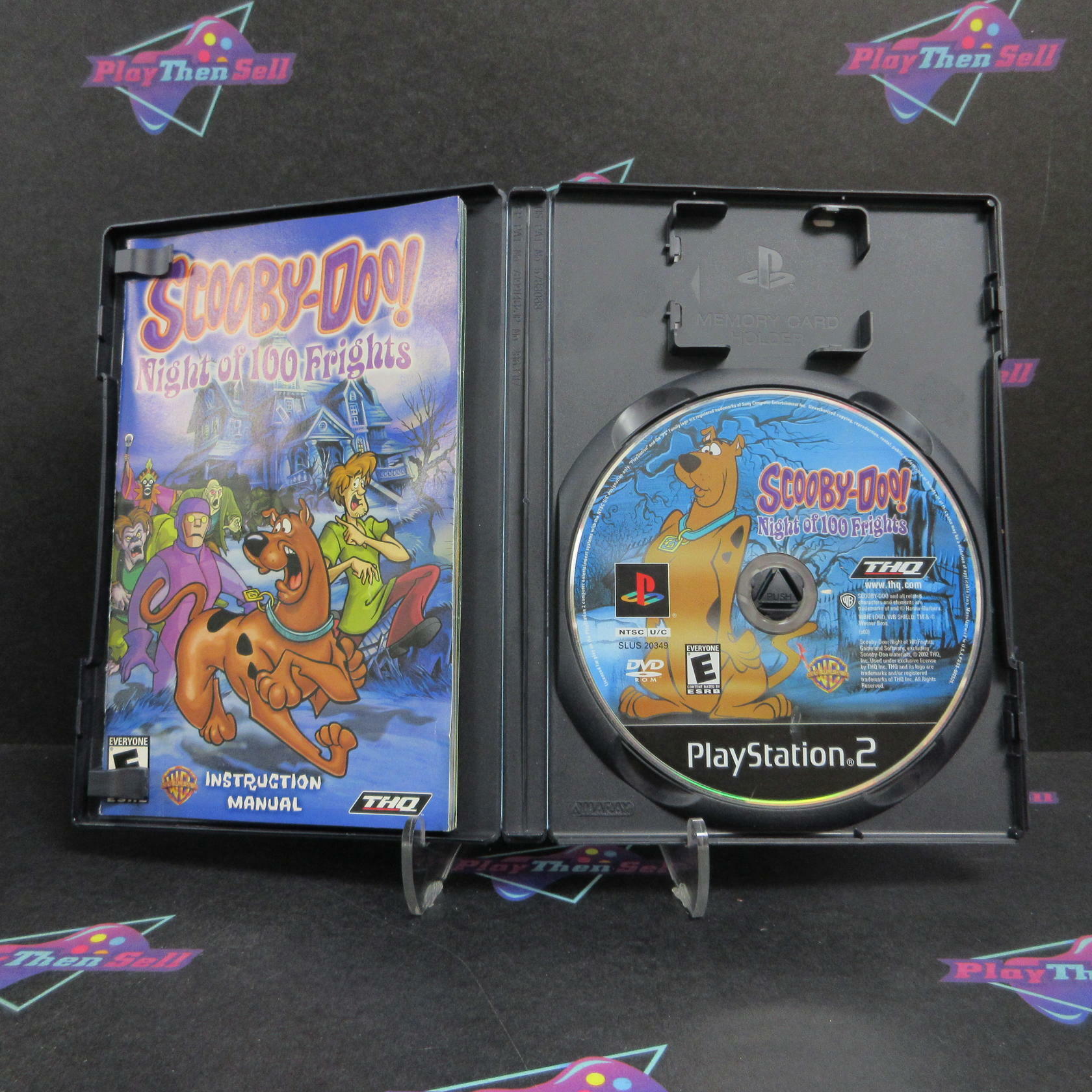 Scooby-Doo Night of 100 Frights PS2 PlayStation 2 DD Complete CIB - Very Good