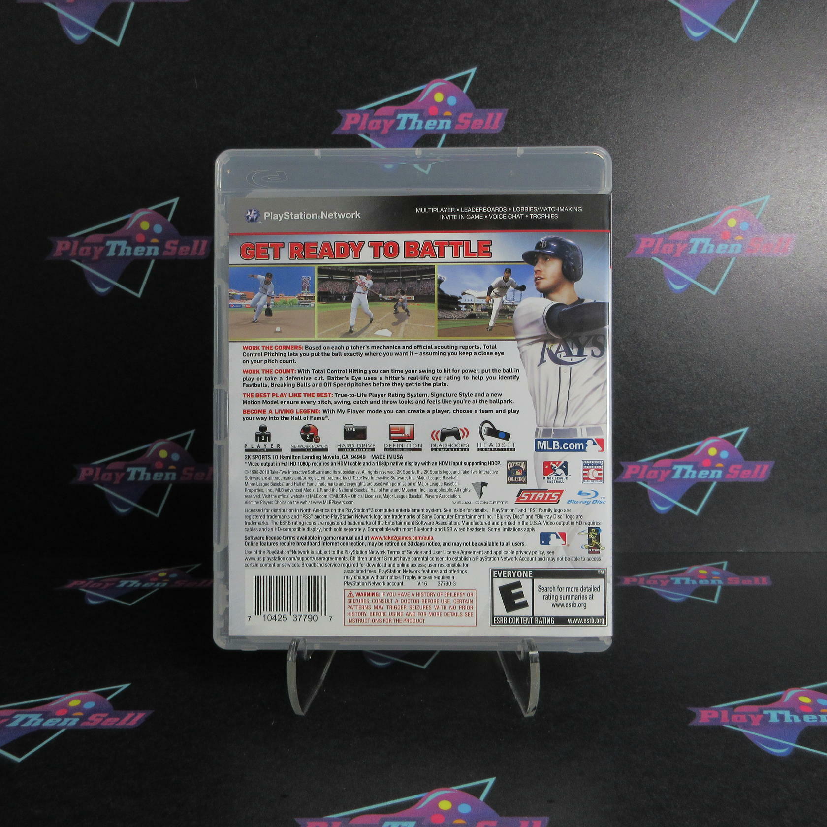 Major League Baseball 2K10 PS3 PlayStation 3 Complete - Excellent