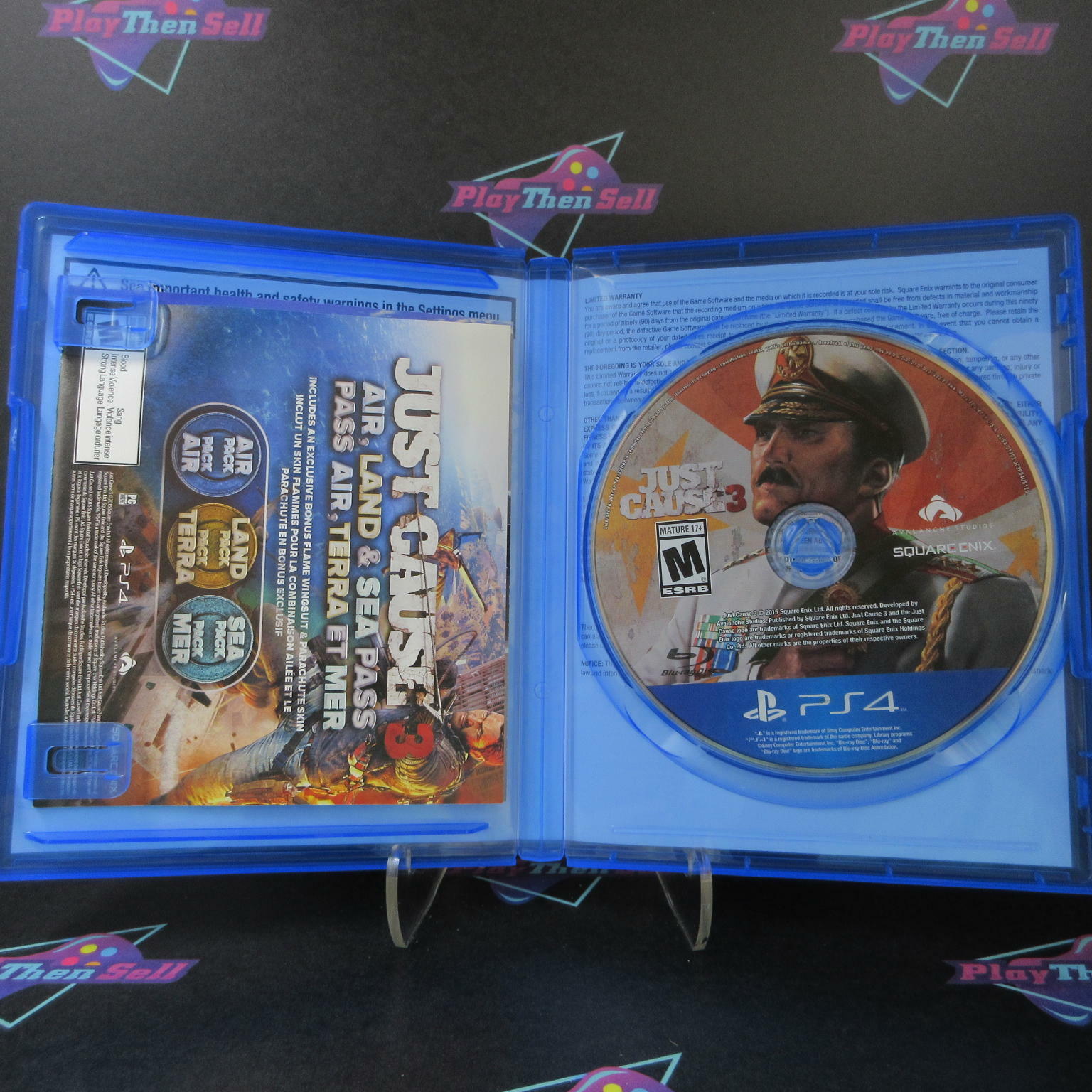 Just Cause 3 Day One Edition PS4 PlayStation 4 - Like New