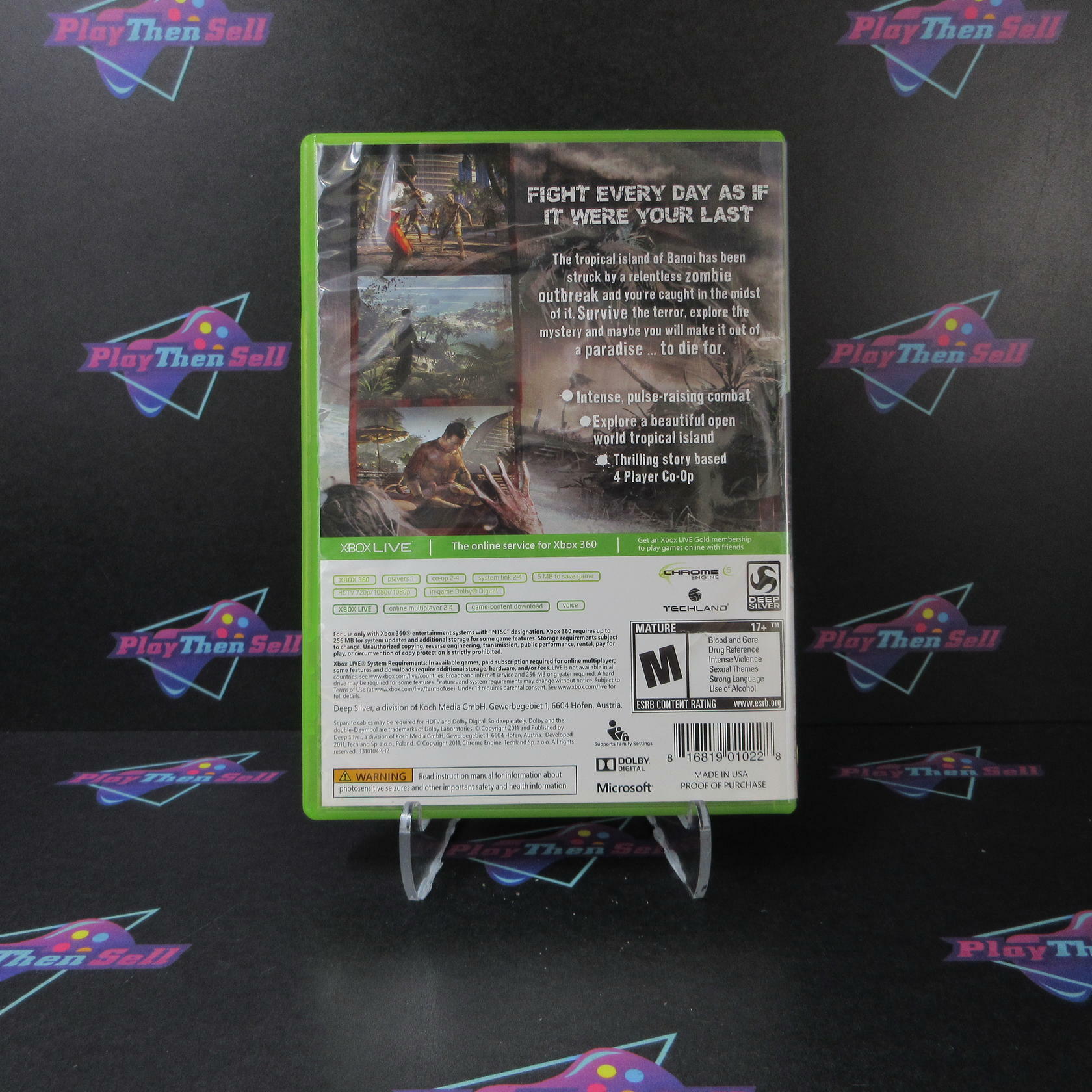 Dead Island GOTY PH Xbox 360 Black label Disc AD Complete - Very Good