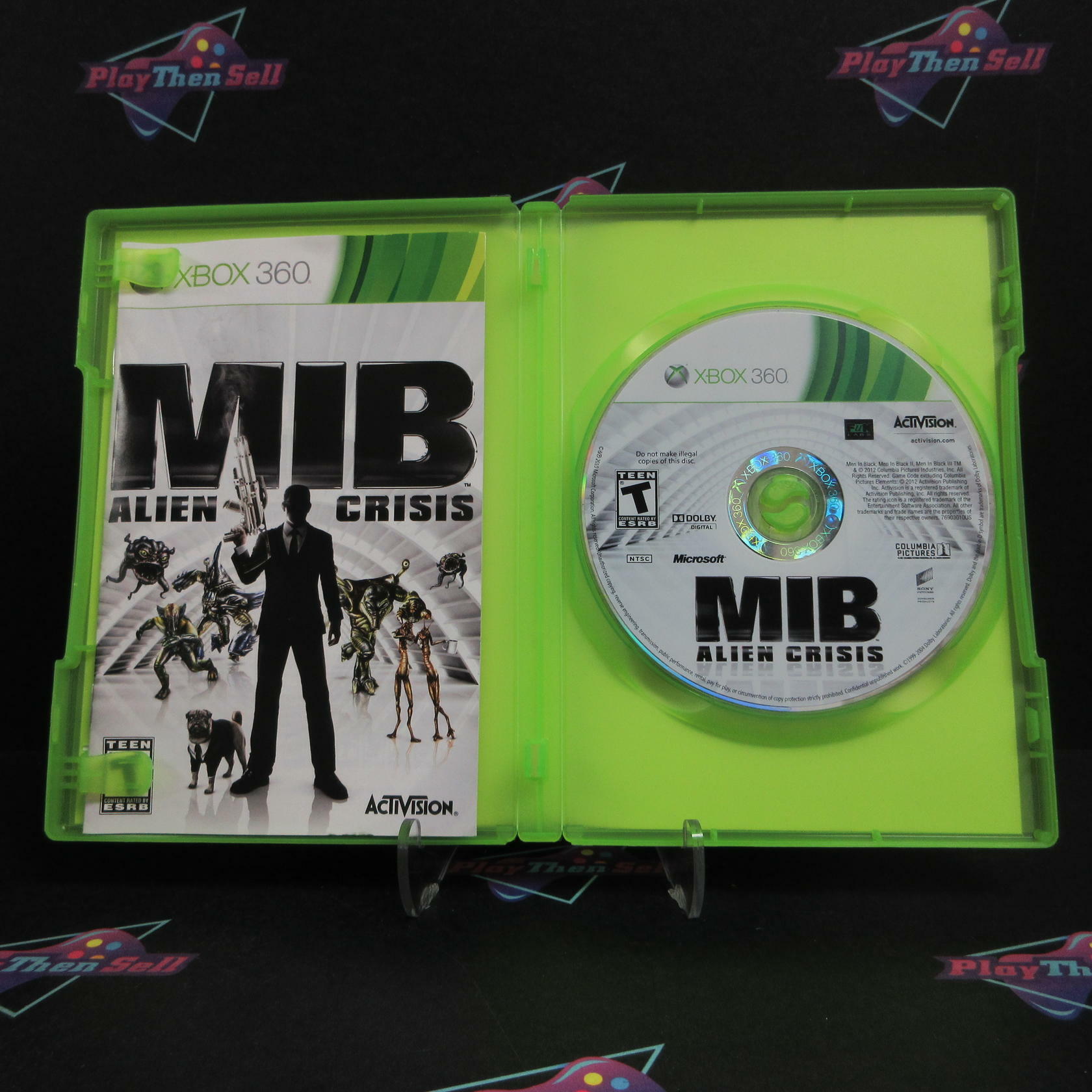 Men in Black Alien Crisis Xbox 360 AD Complete CIB - Very Good