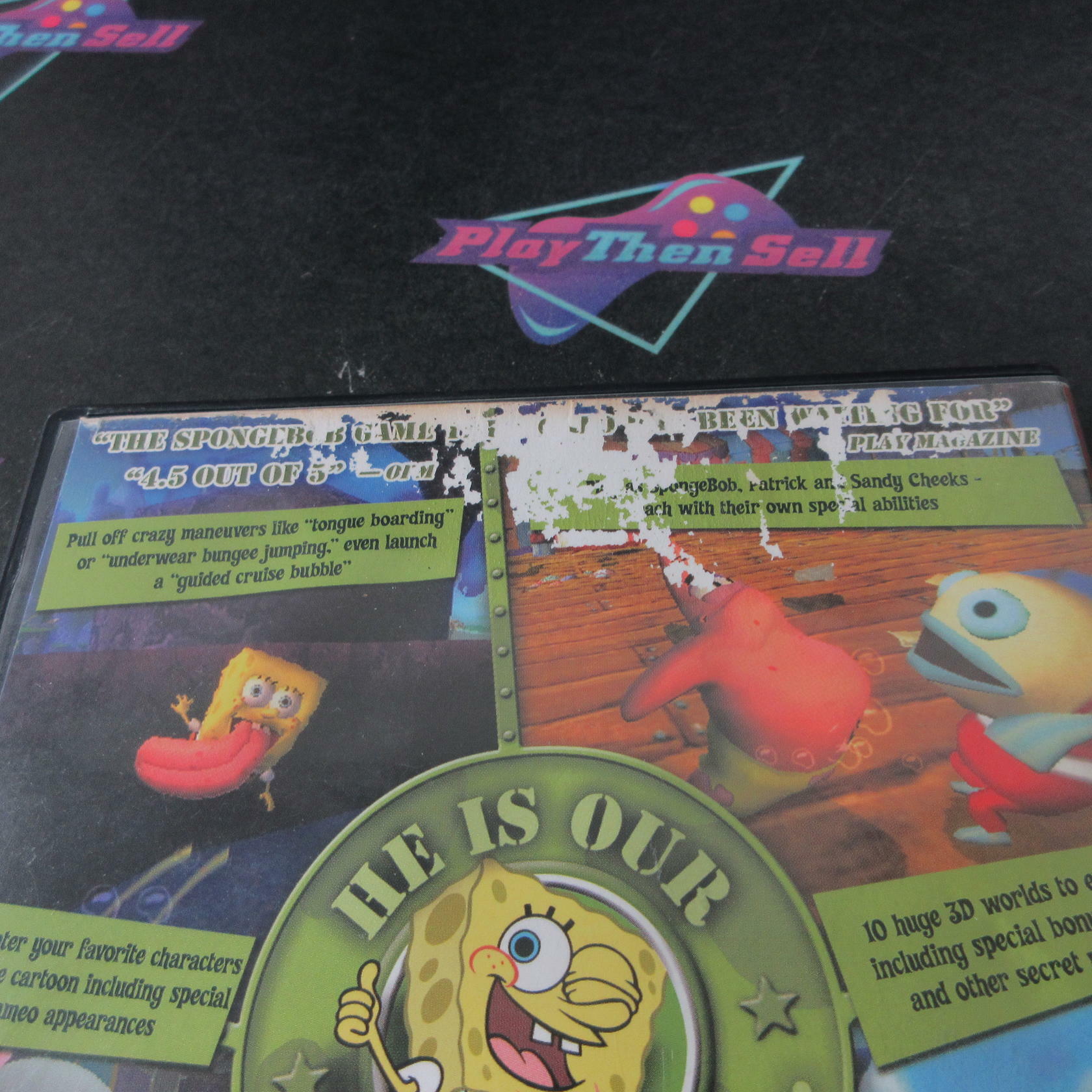 SpongeBob SquarePants Battle for Bikini Bottom PS2 GH AD/DD/NM - Very Good
