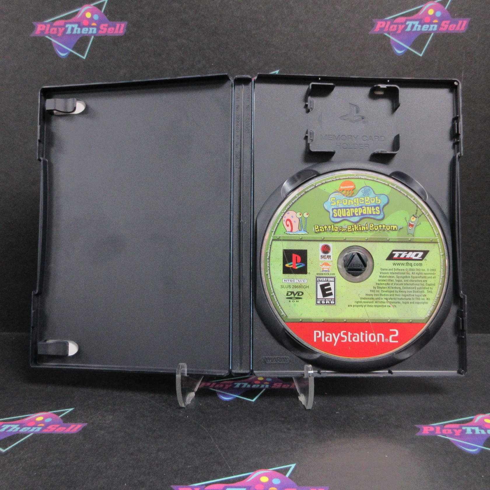SpongeBob SquarePants Battle for Bikini Bottom PS2 GH AD/DD/NM - Very Good