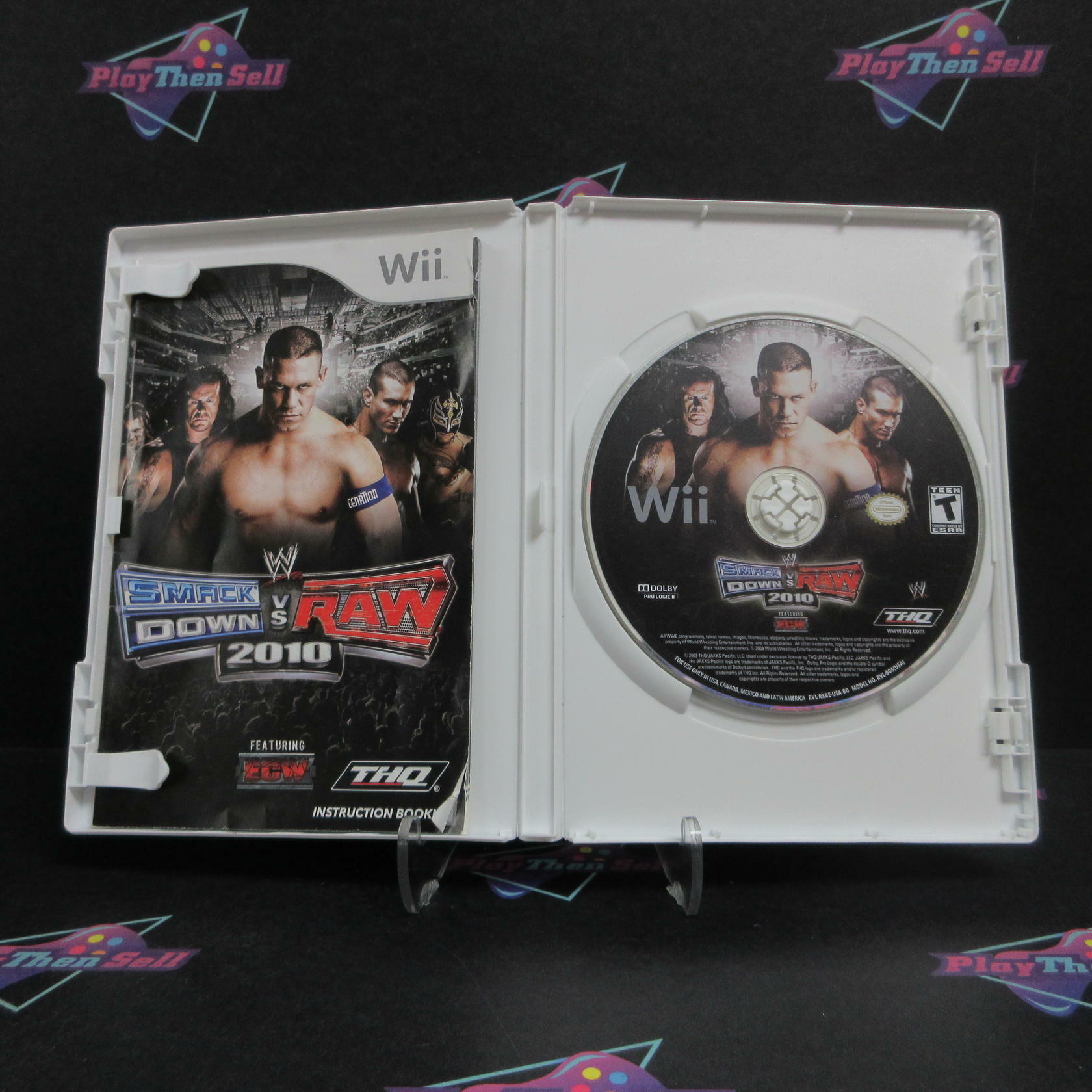WWE SmackDown vs. Raw 2010 Nintendo Wii MD Complete CIB - Very Good