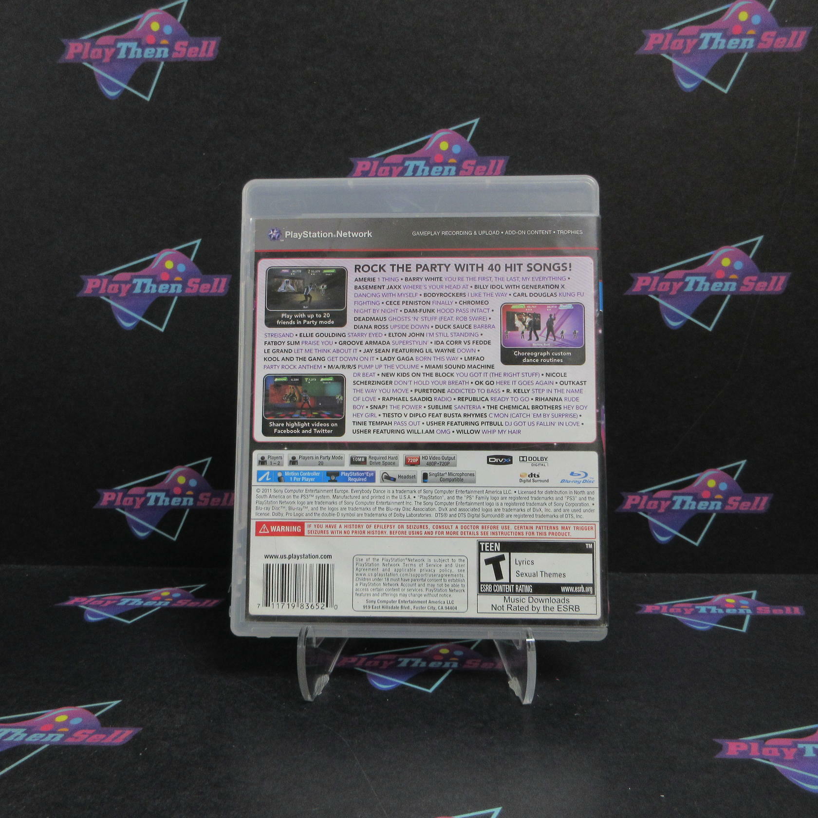 Everybody Dance PS3 PlayStation 3 MD Complete CIB - Very Good