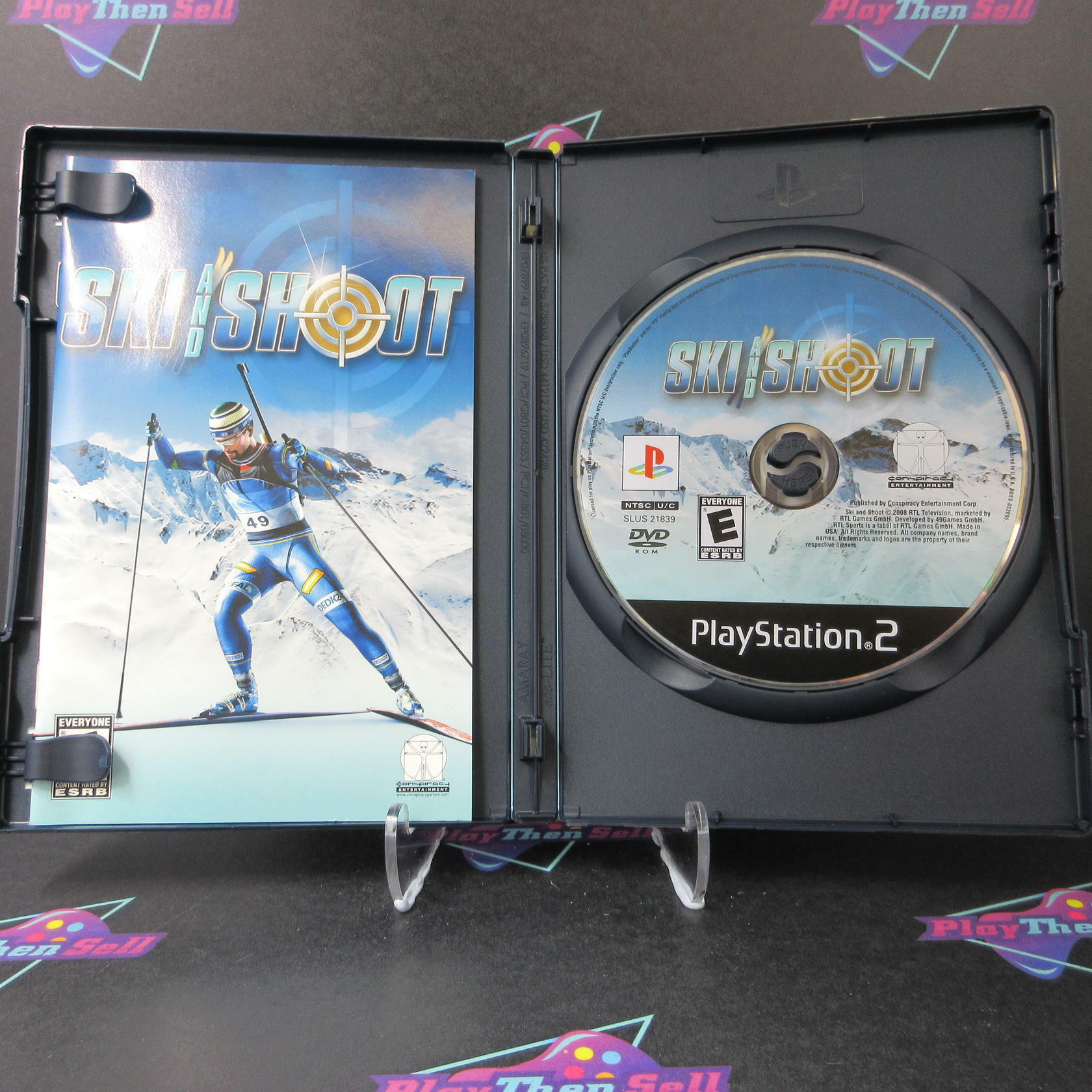 Ski And Shoot PS2 PlayStation 2 Complete - Excellent