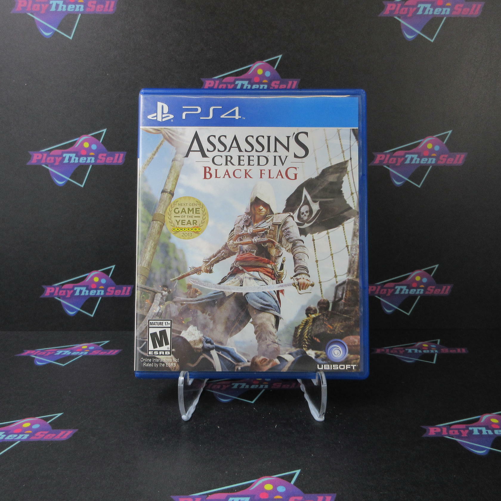 Assassin's Creed IV Black Flag PS4 PlayStation 4 AD Complete CIB - Very Good