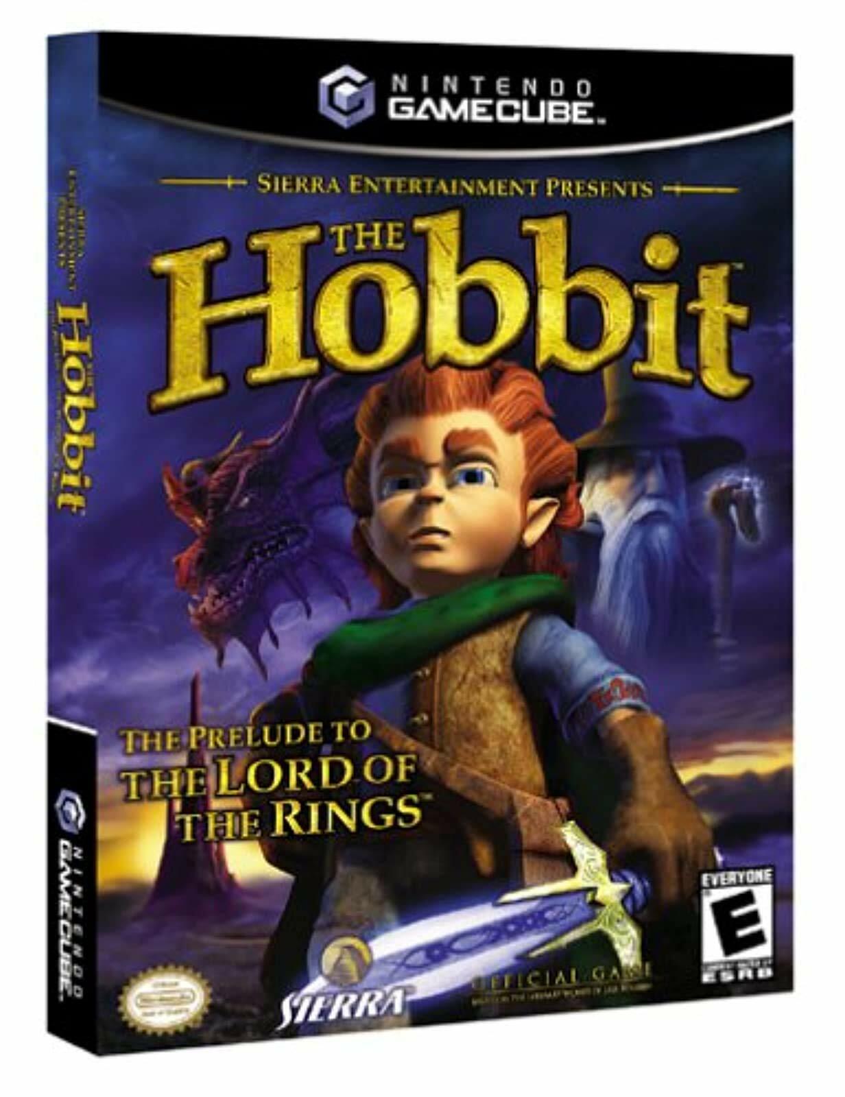 The Hobbit Nintendo GameCube + Reg Card / Smaug Promo Card - Refurbished