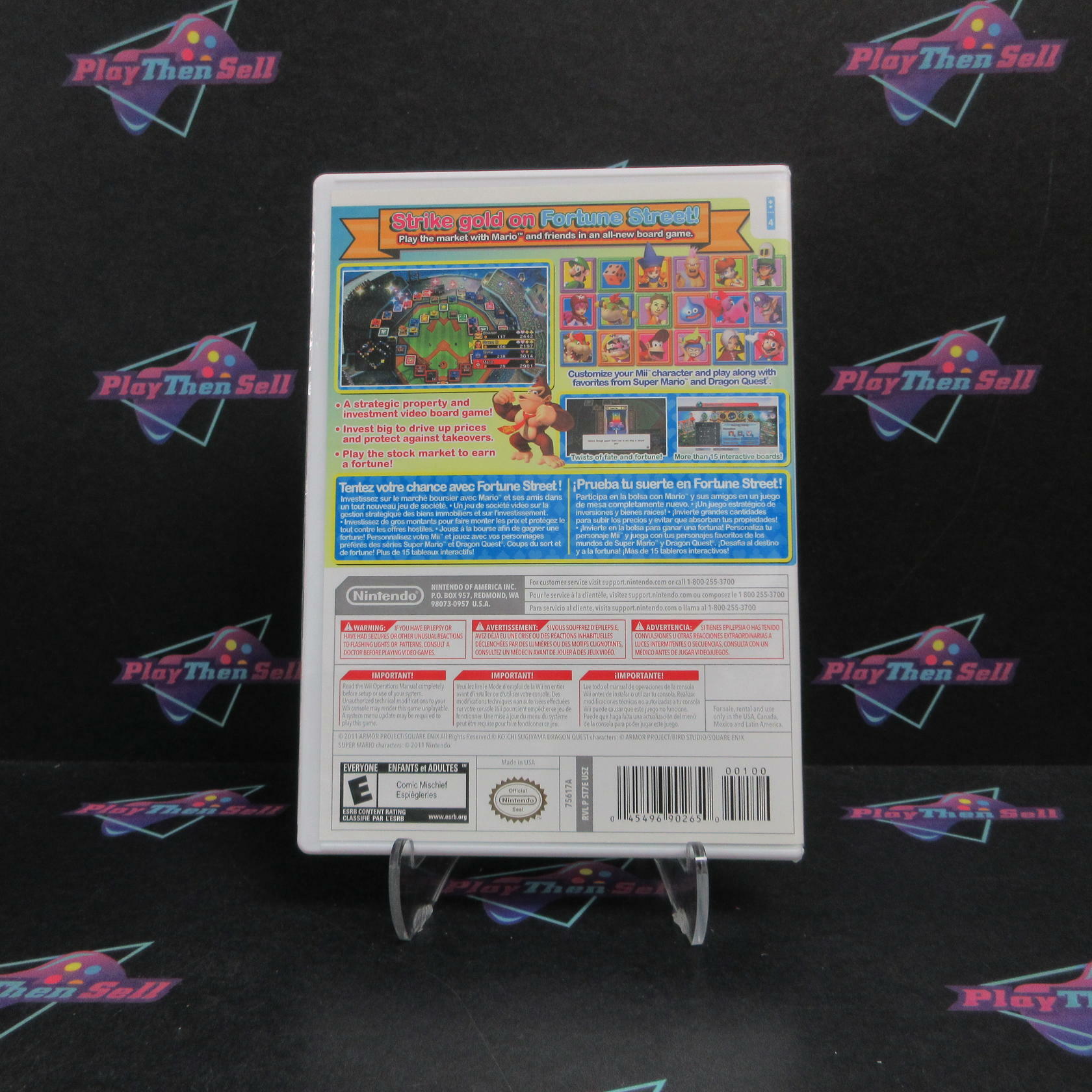 Fortune Street Nintendo Wii Complete - Refurbished