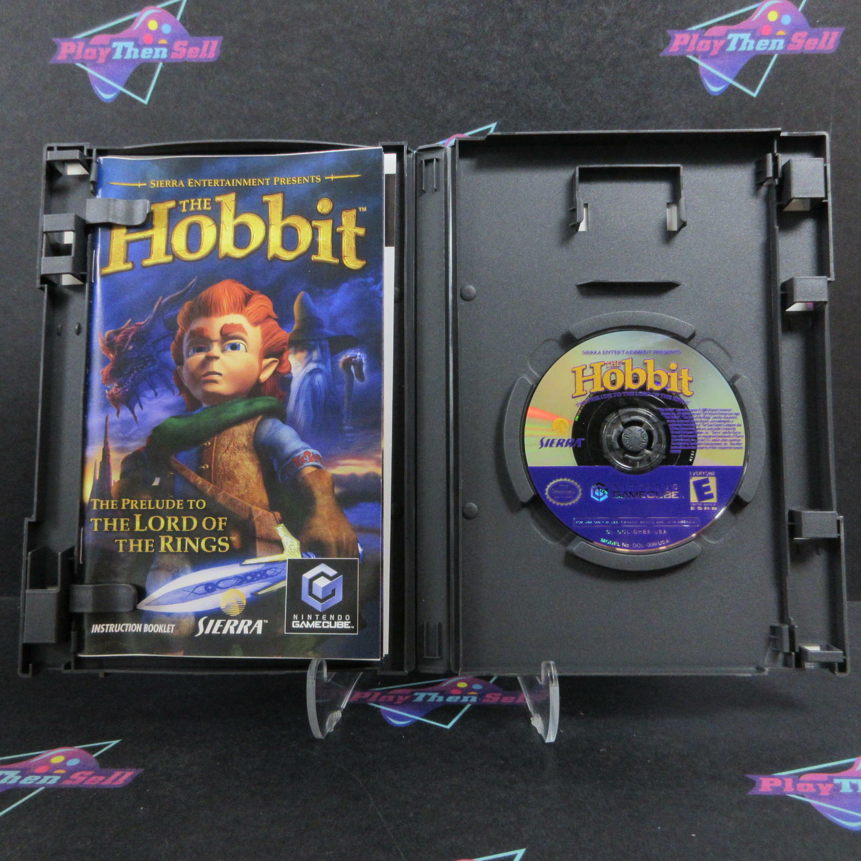 The Hobbit Nintendo GameCube + Reg Card / Smaug Promo Card - Refurbished