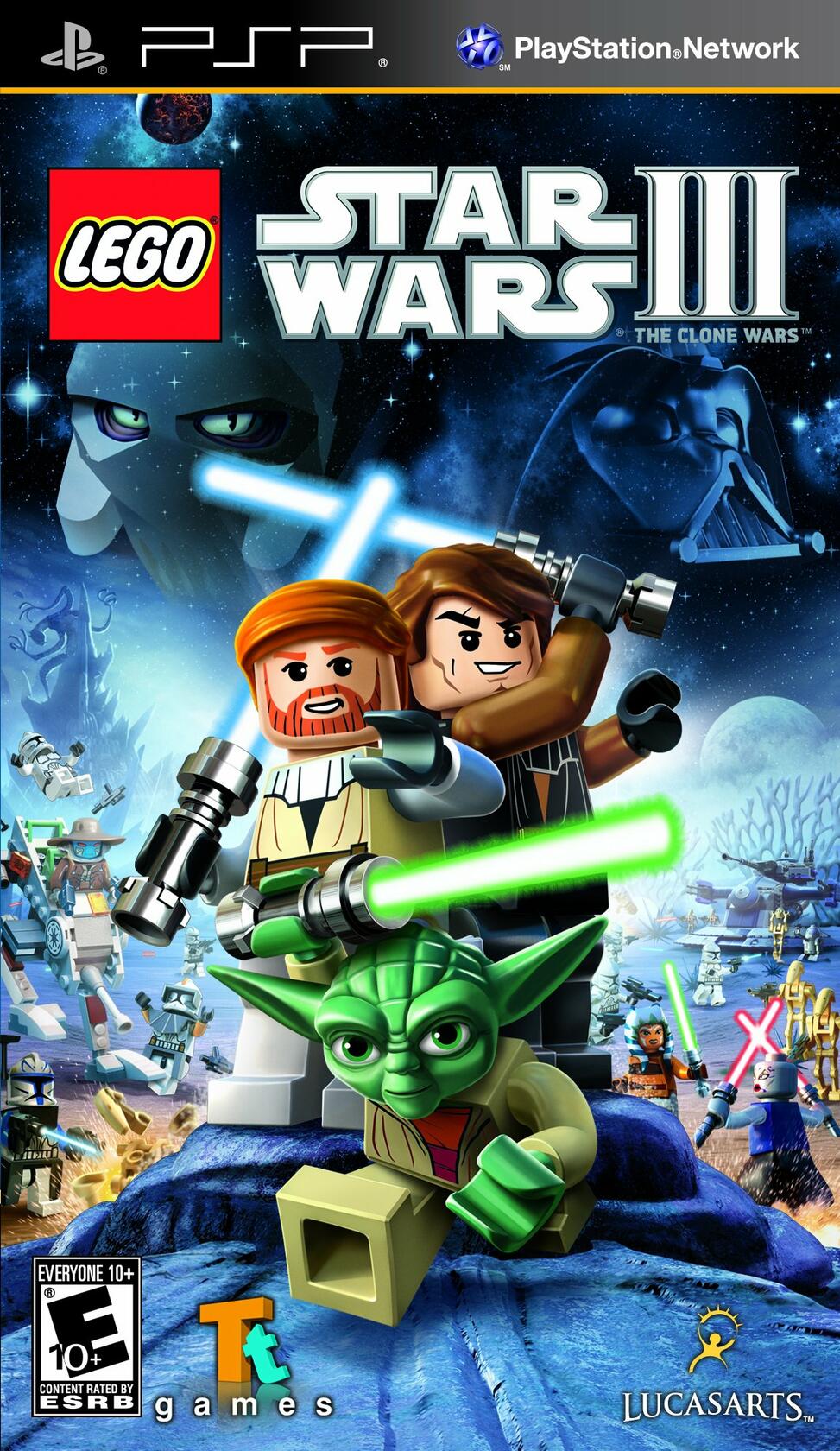 LEGO Star Wars III The Clone Wars Sony PSP Complete - Refurbished
