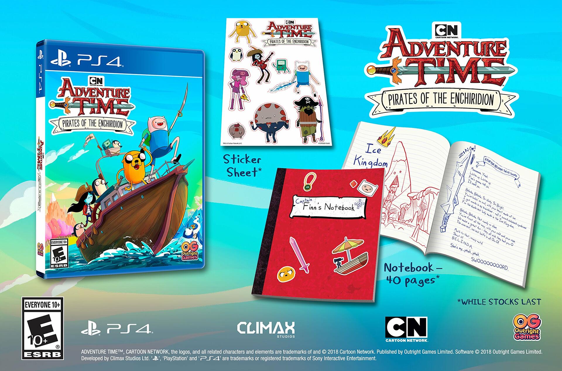 Adventure Time Pirates of the Enchiridion PlayStation 4 AD - Very Good