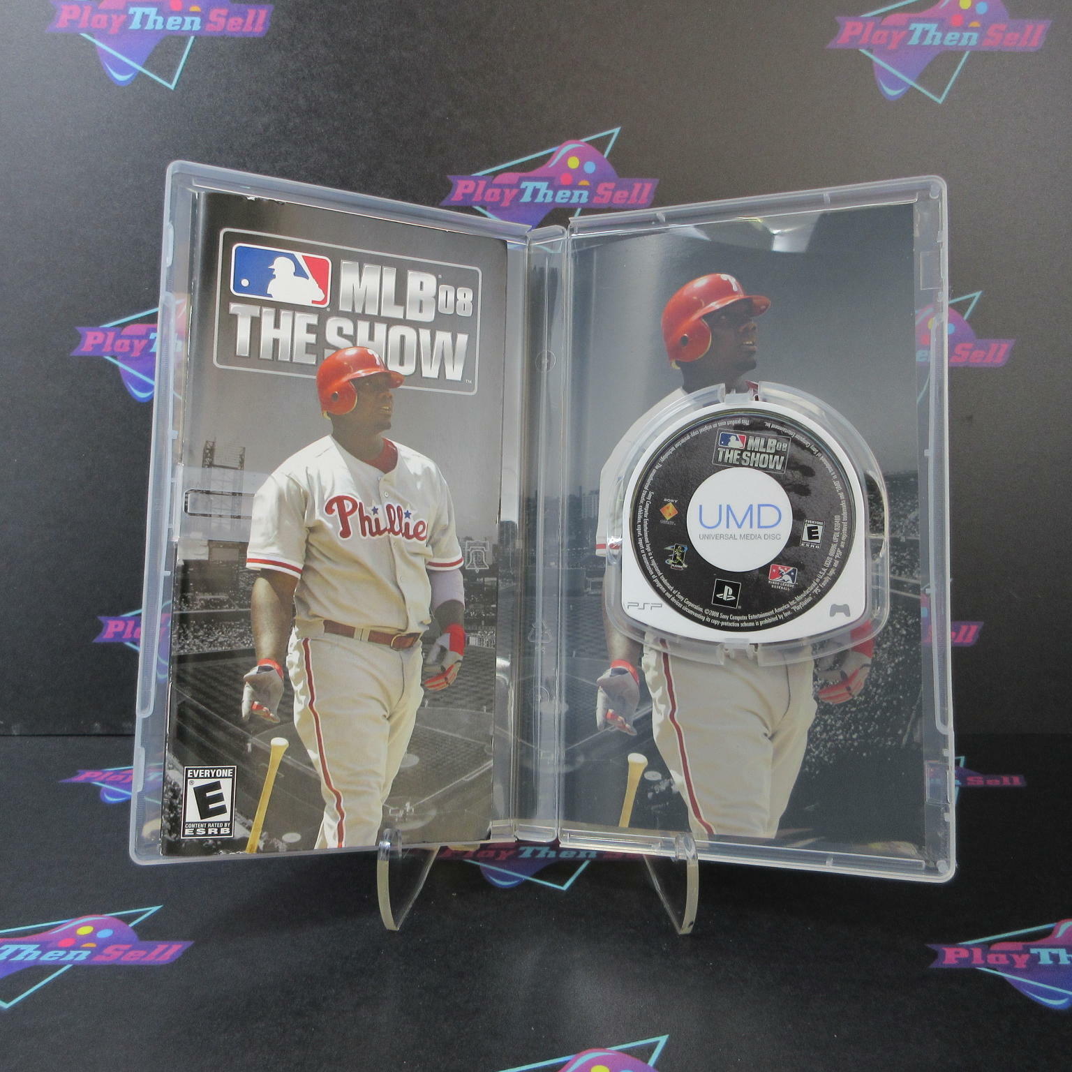 MLB 08 The Show Sony PSP + Reg Card Complete - Refurbished