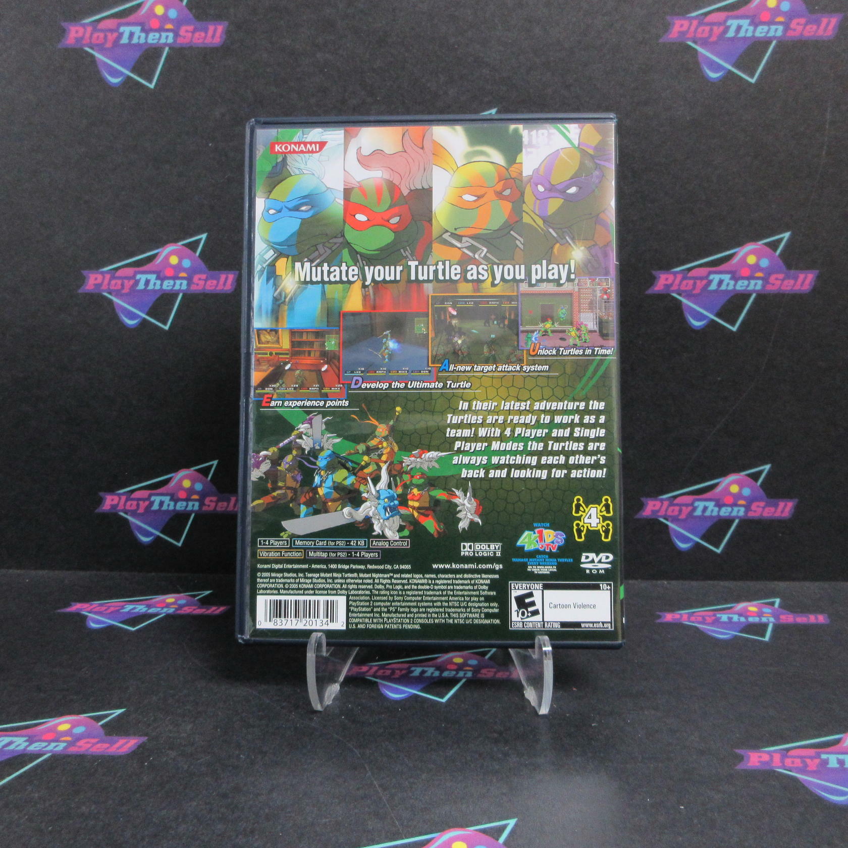 Teenage Mutant Ninja Turtles 3 Mutant Nightmare PS2 PlayStation 2 - Excellent