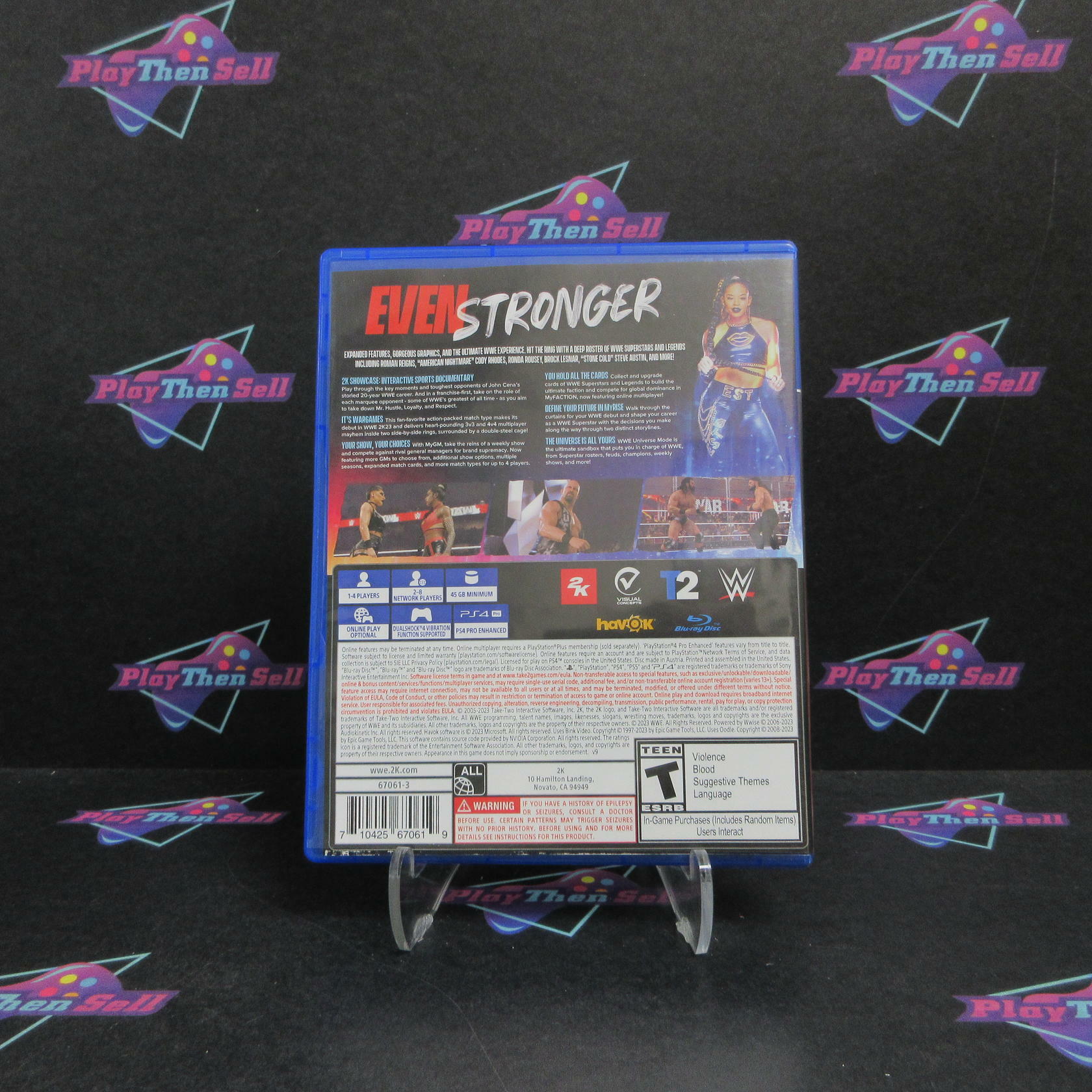 WWE 2K23 PS4 PlayStation 4 AD - Very Good