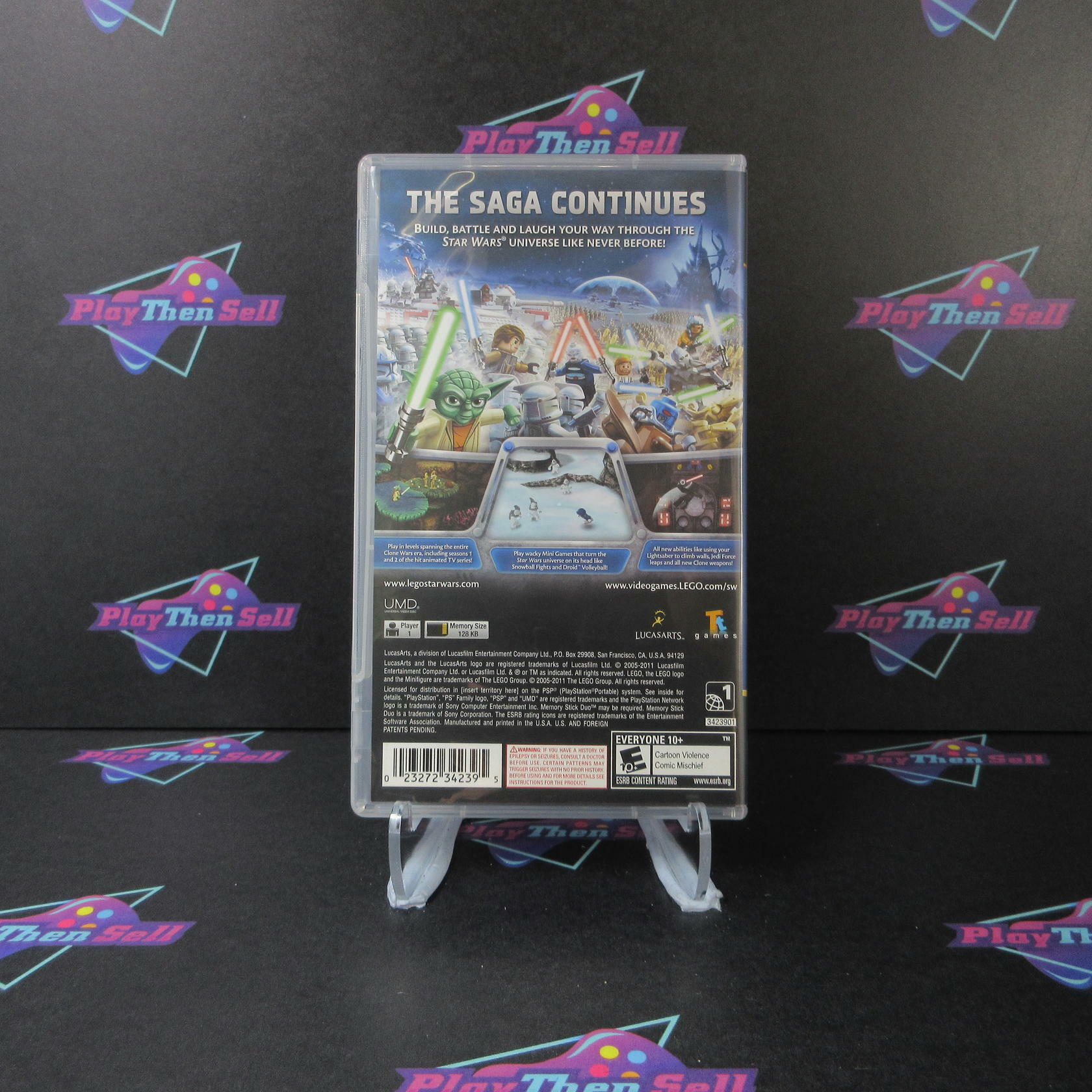 LEGO Star Wars III The Clone Wars Sony PSP Complete - Refurbished