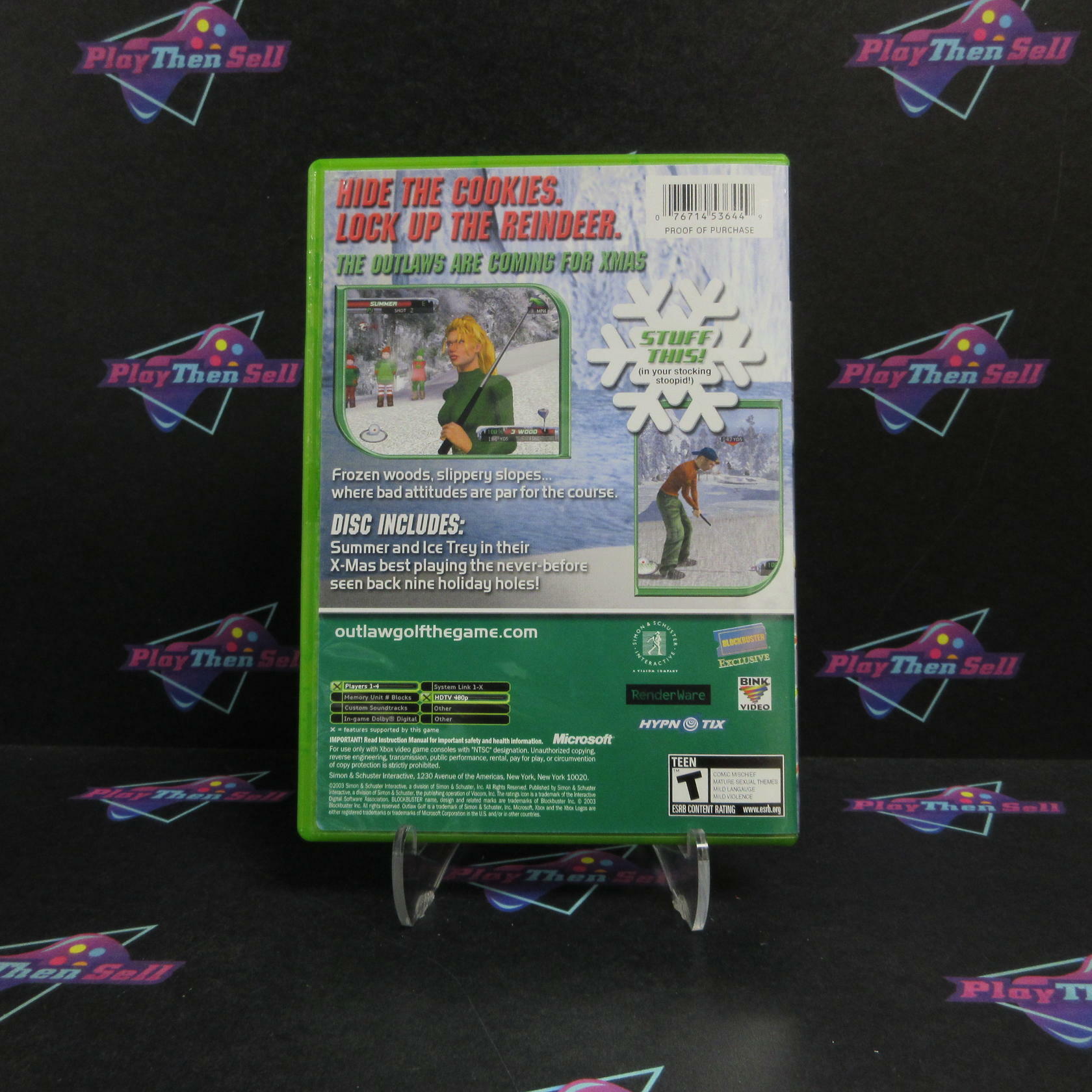 Outlaws Golf 9 More Holes of X-Mas Xbox Complete - Refurbished