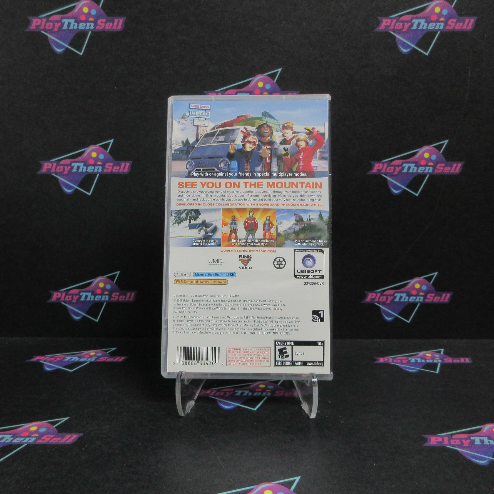 Shaun White Snowboarding Sony PSP Complete - Refurbished