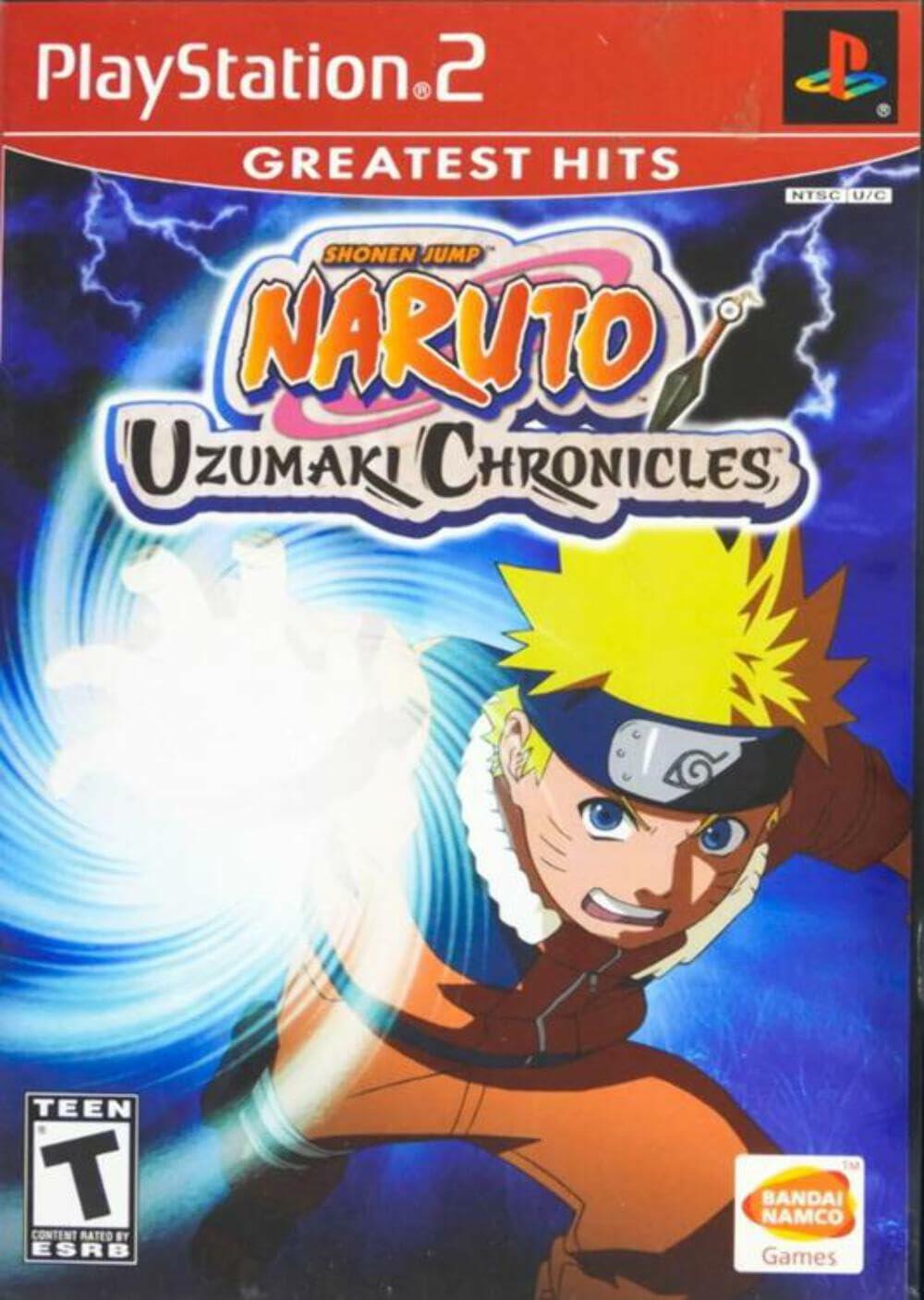 Naruto Uzumaki Chronicles PS2 PlayStation 2 GH Complete - Excellent