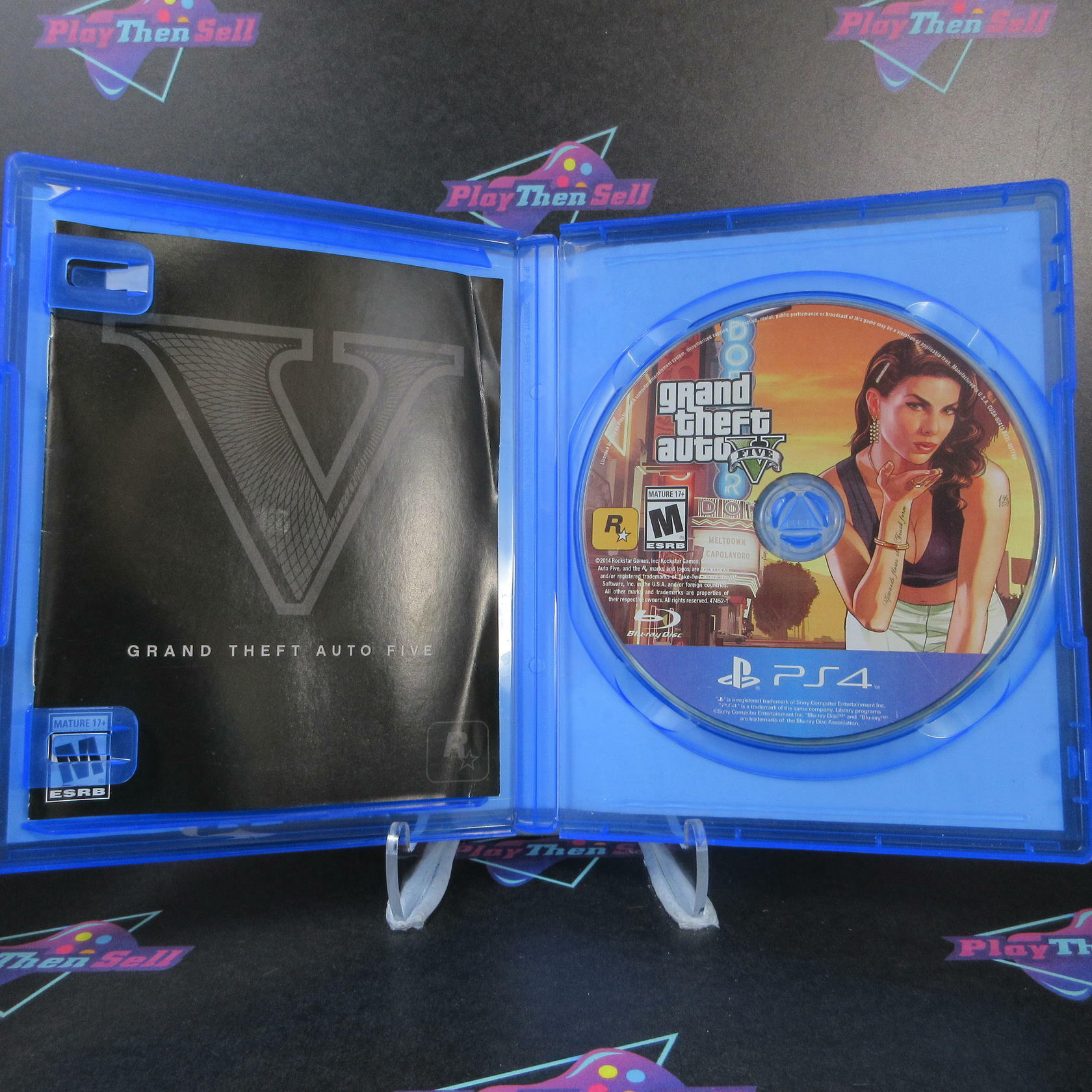 Grand Theft Auto V PlayStation 4 PS4 AD/MD Complete CIB - Very Good