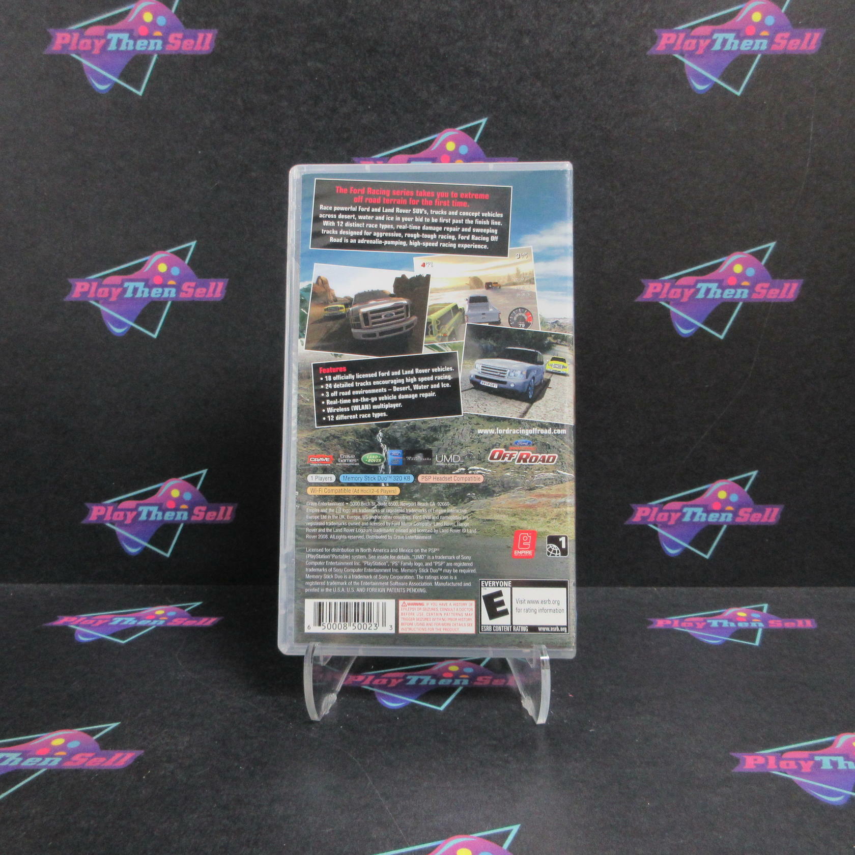 Ford Racing Off Road Sony PSP Clear UMD Complete - Refurbished