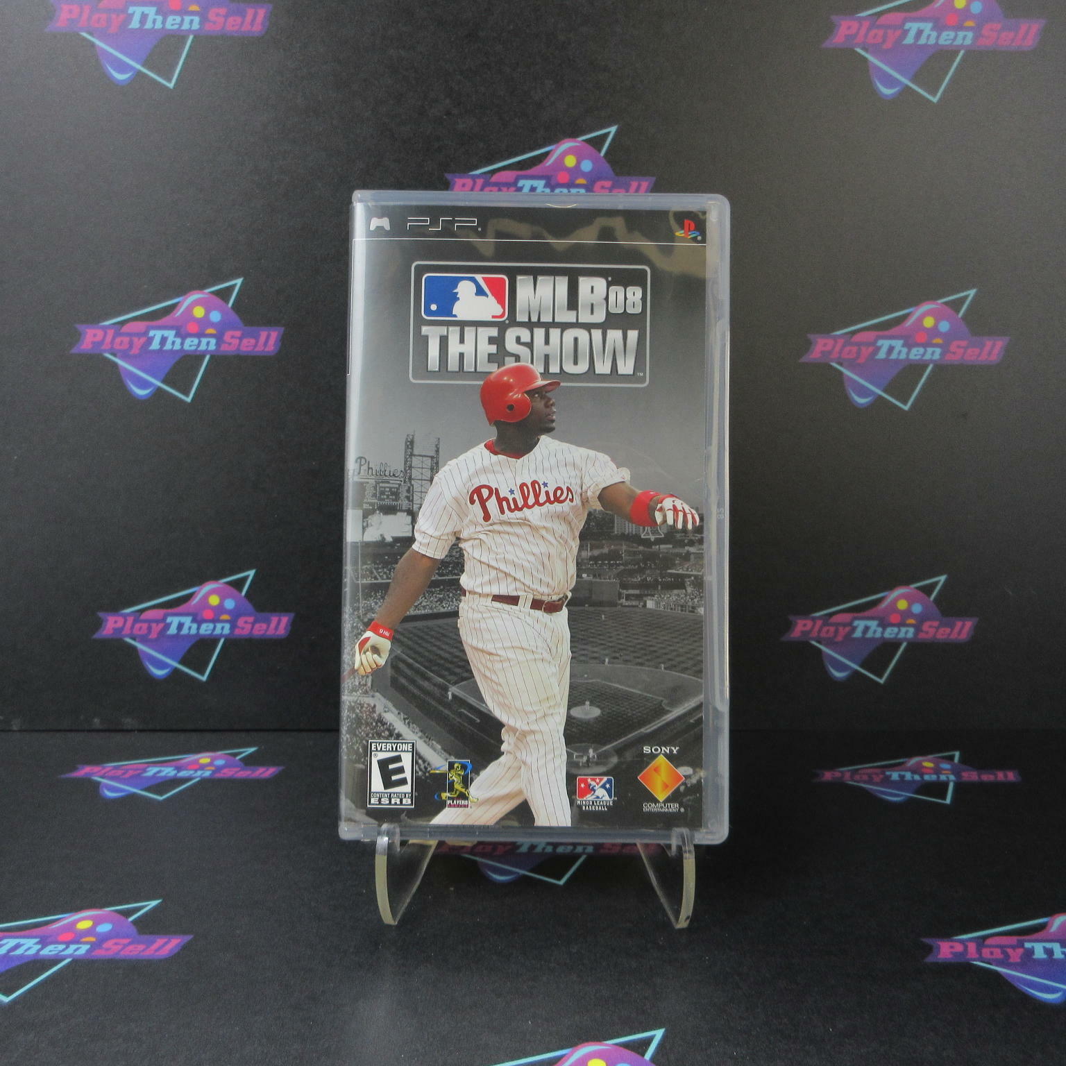 MLB 08 The Show Sony PSP + Reg Card Complete - Refurbished
