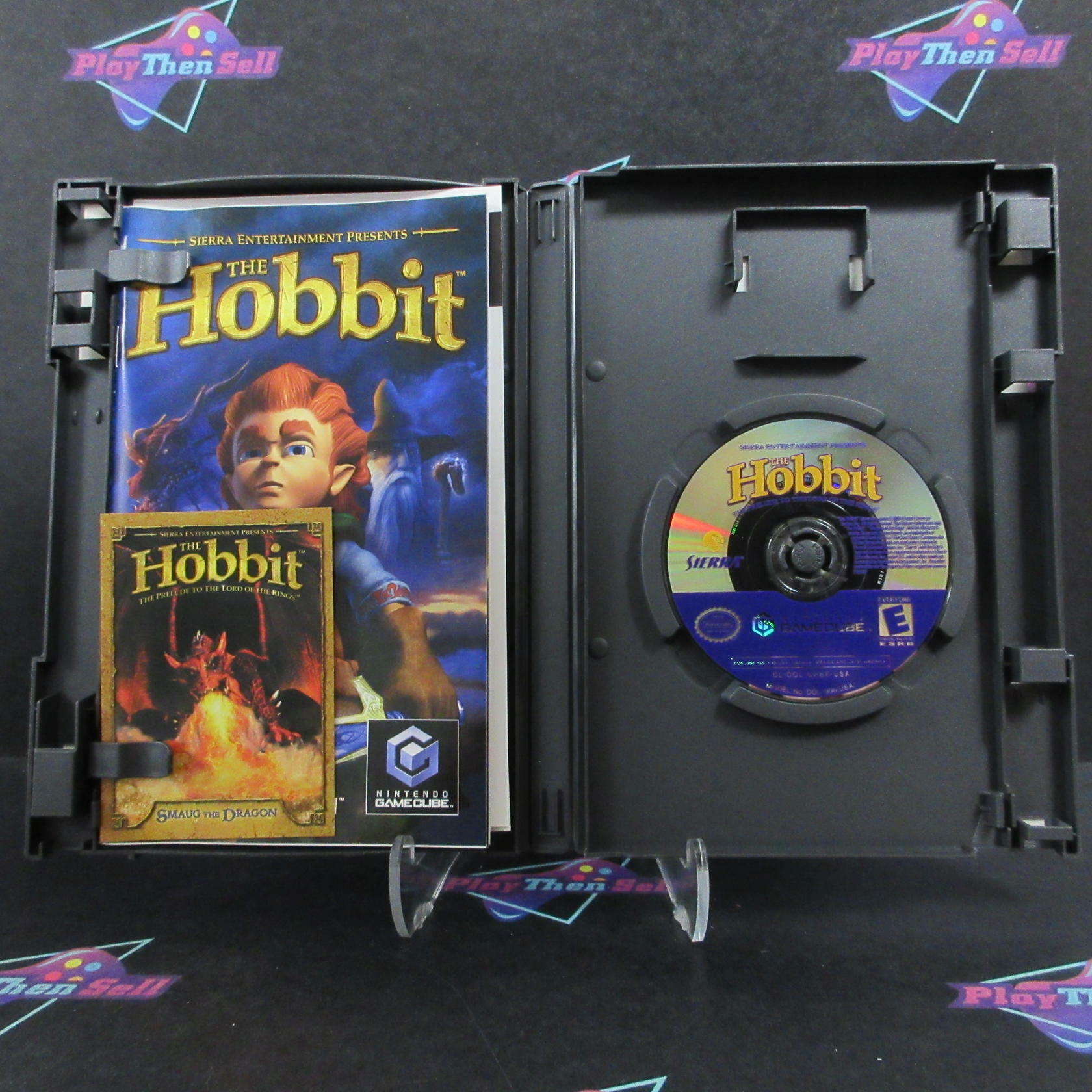 The Hobbit Nintendo GameCube + Reg Card / Smaug Promo Card - Refurbished