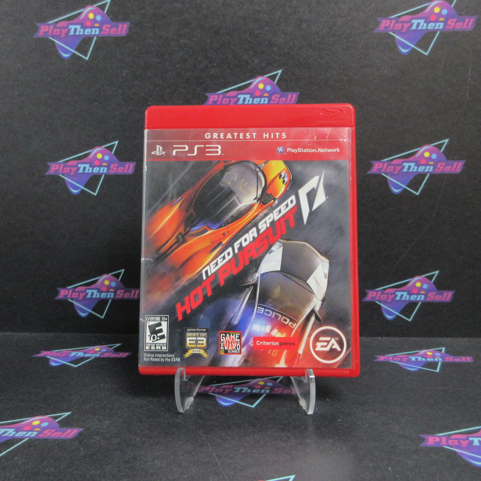 Need for Speed Hot Pursuit PS3 PlayStation 3 GH AD/NM - Very Good