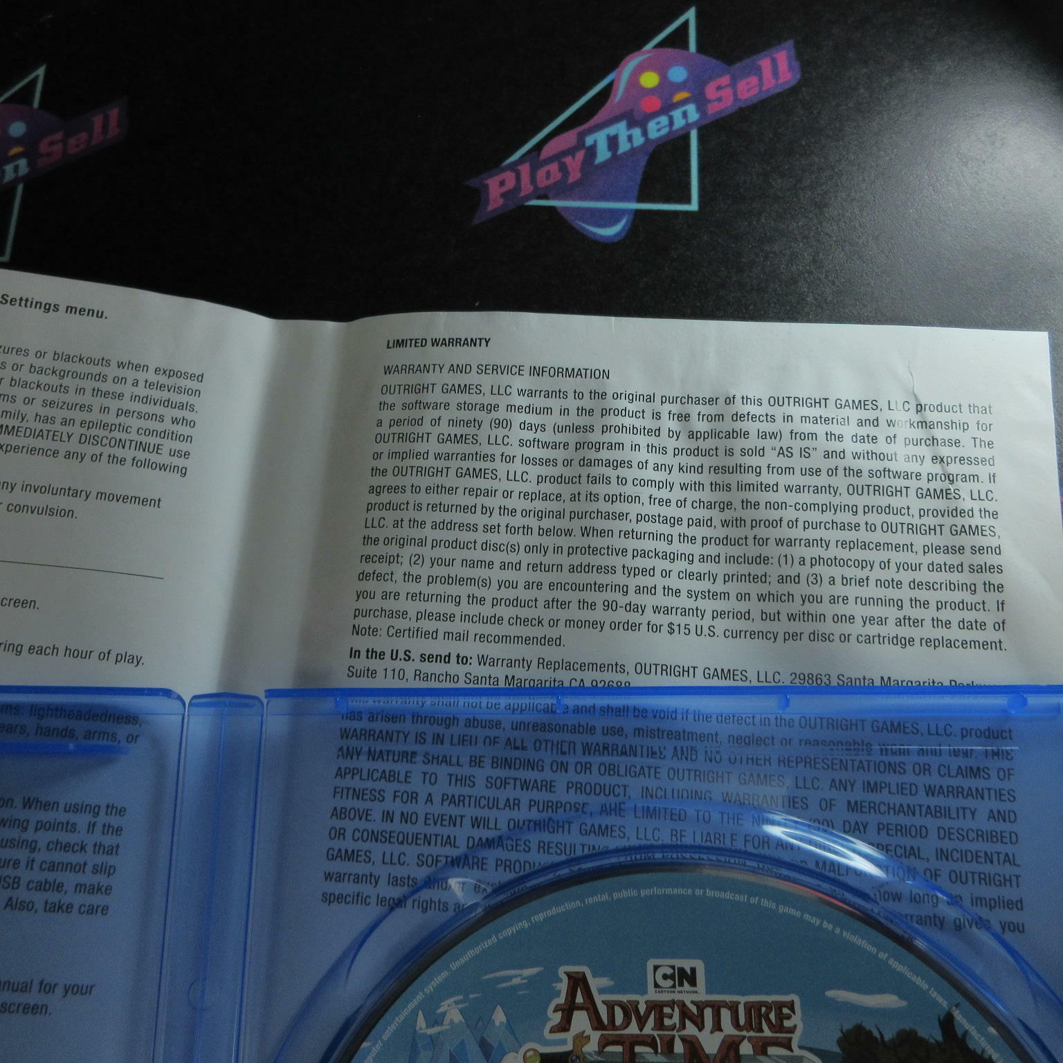 Adventure Time Pirates of the Enchiridion PlayStation 4 AD - Very Good