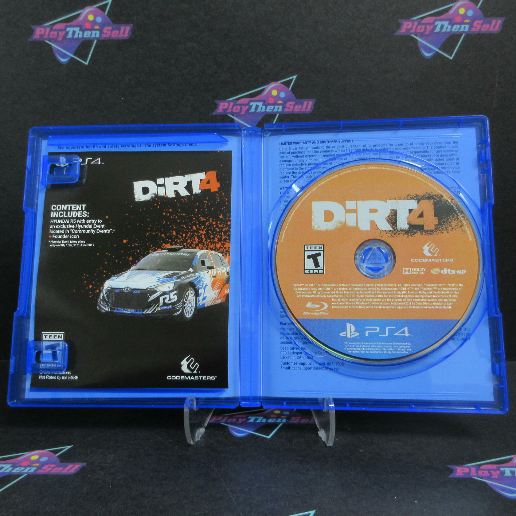 DiRT 4 Day One Edition PS4 PlayStation 4 Complete - Excellent