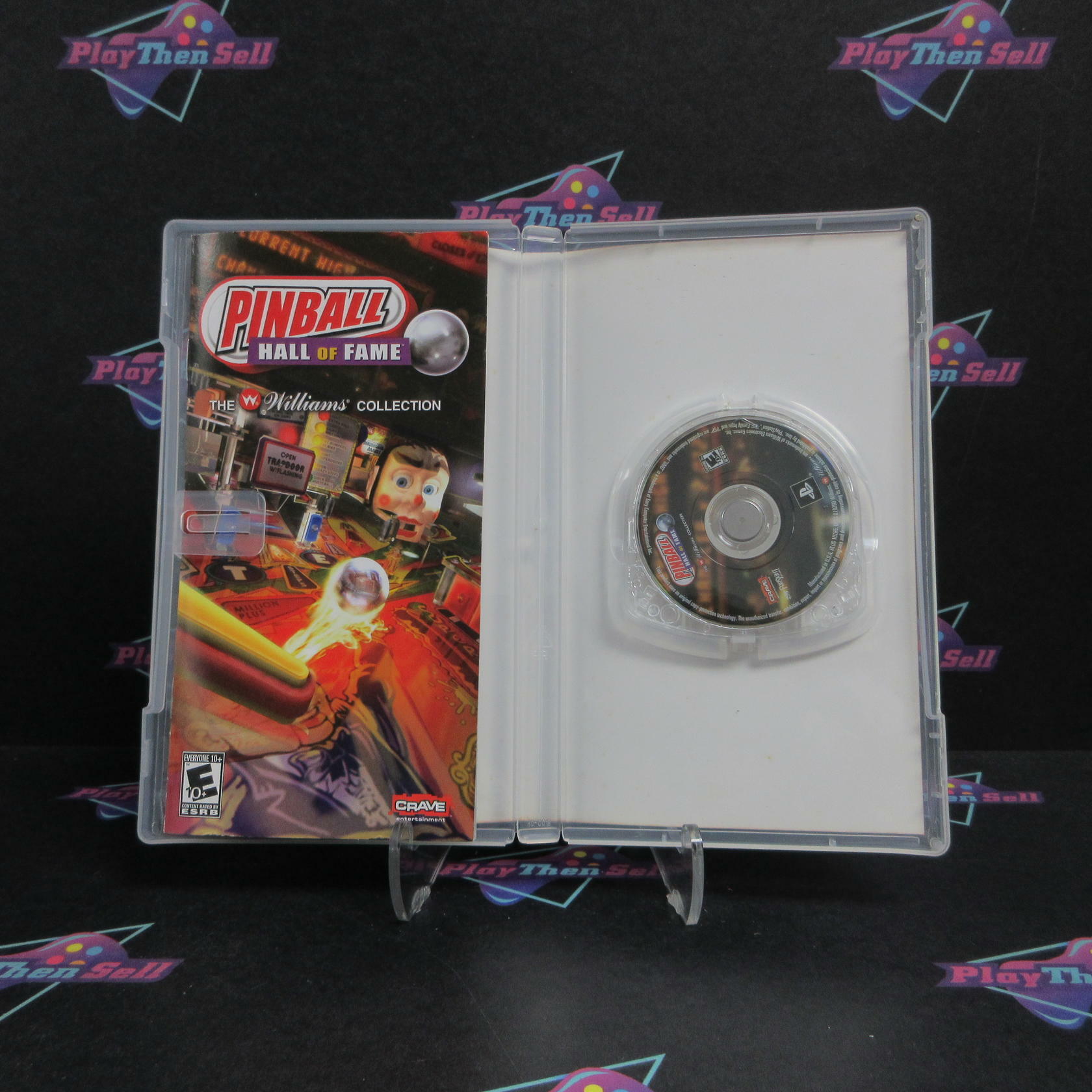 Pinball Hall of Fame The Williams Collection Sony PSP Clear UMD CIB - Refurbished
