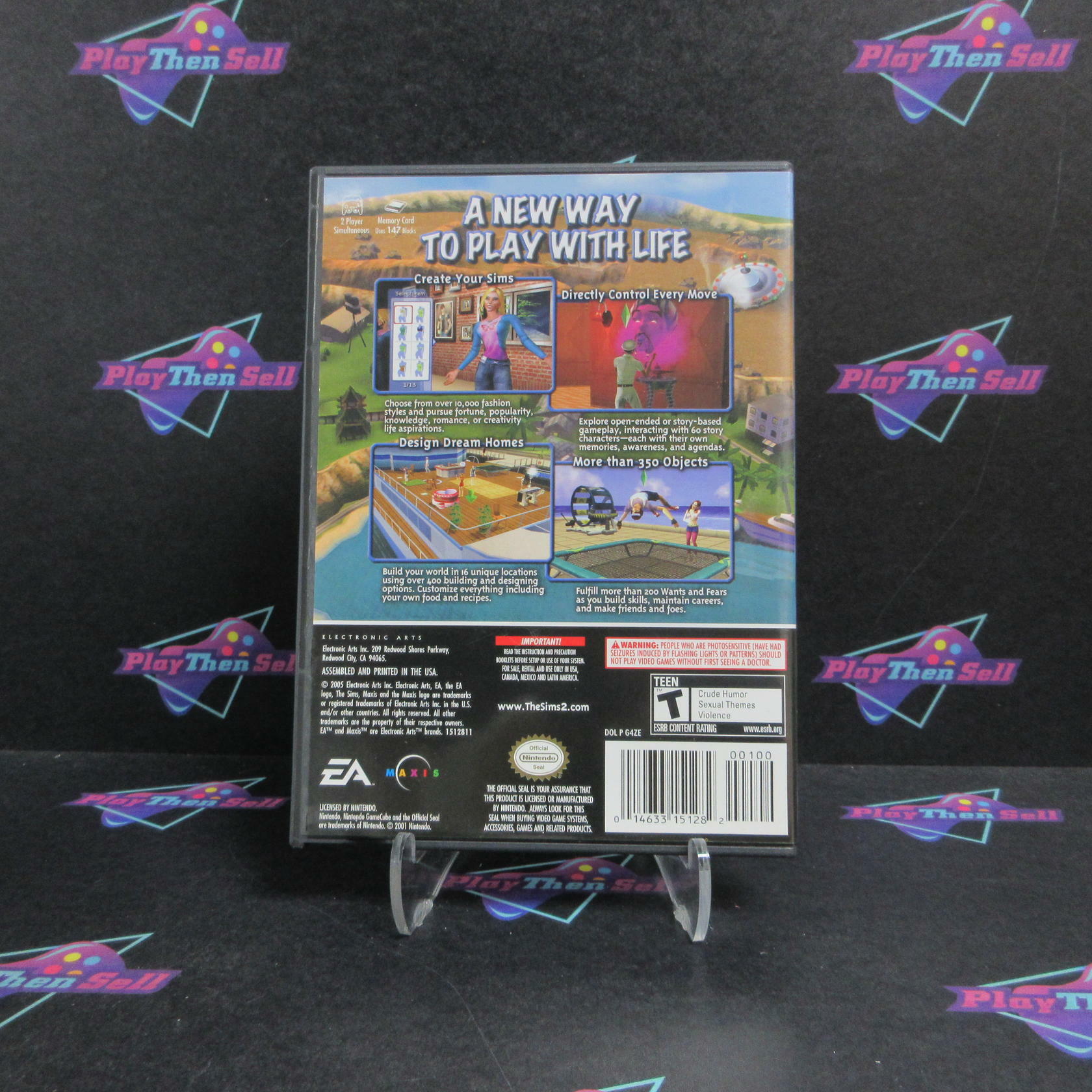 Sims 2 Nintendo GameCube Complete - Refurbished