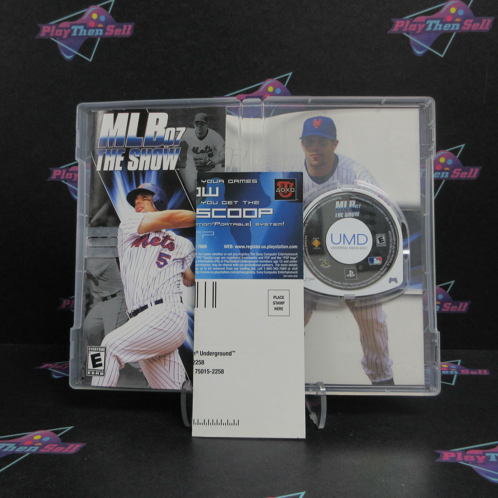 MLB 07 The Show Sony PSP + Reg Card Complete - Refurbished