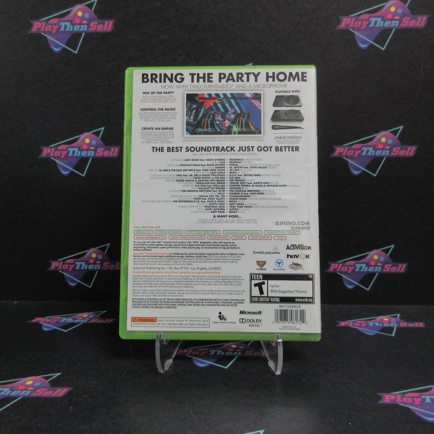 Dj Hero 2 Xbox 360 AD Complete CIB - Very Good