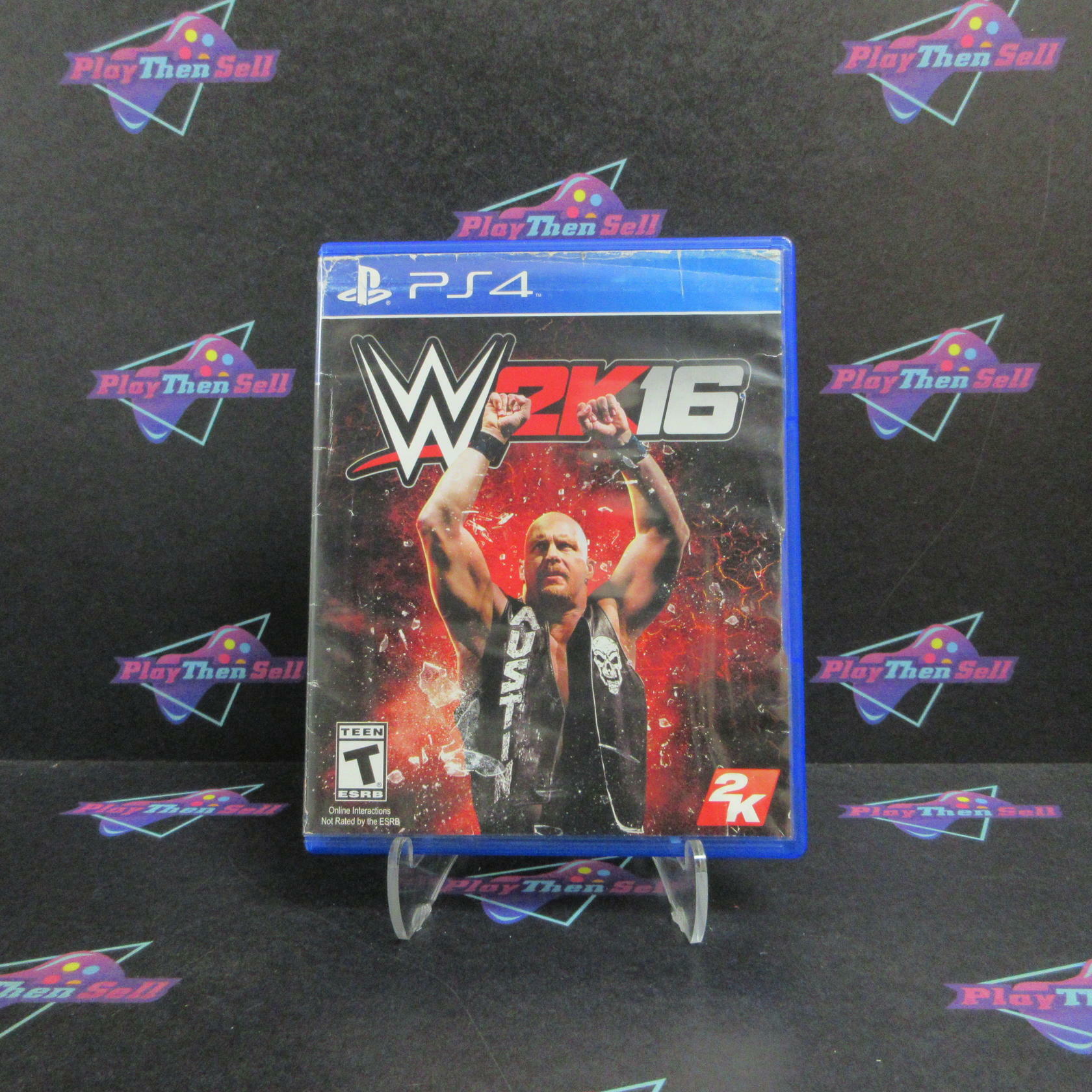 WWE 2K16 PS4 PlayStation 4 AD/DD Complete CIB - Very Good