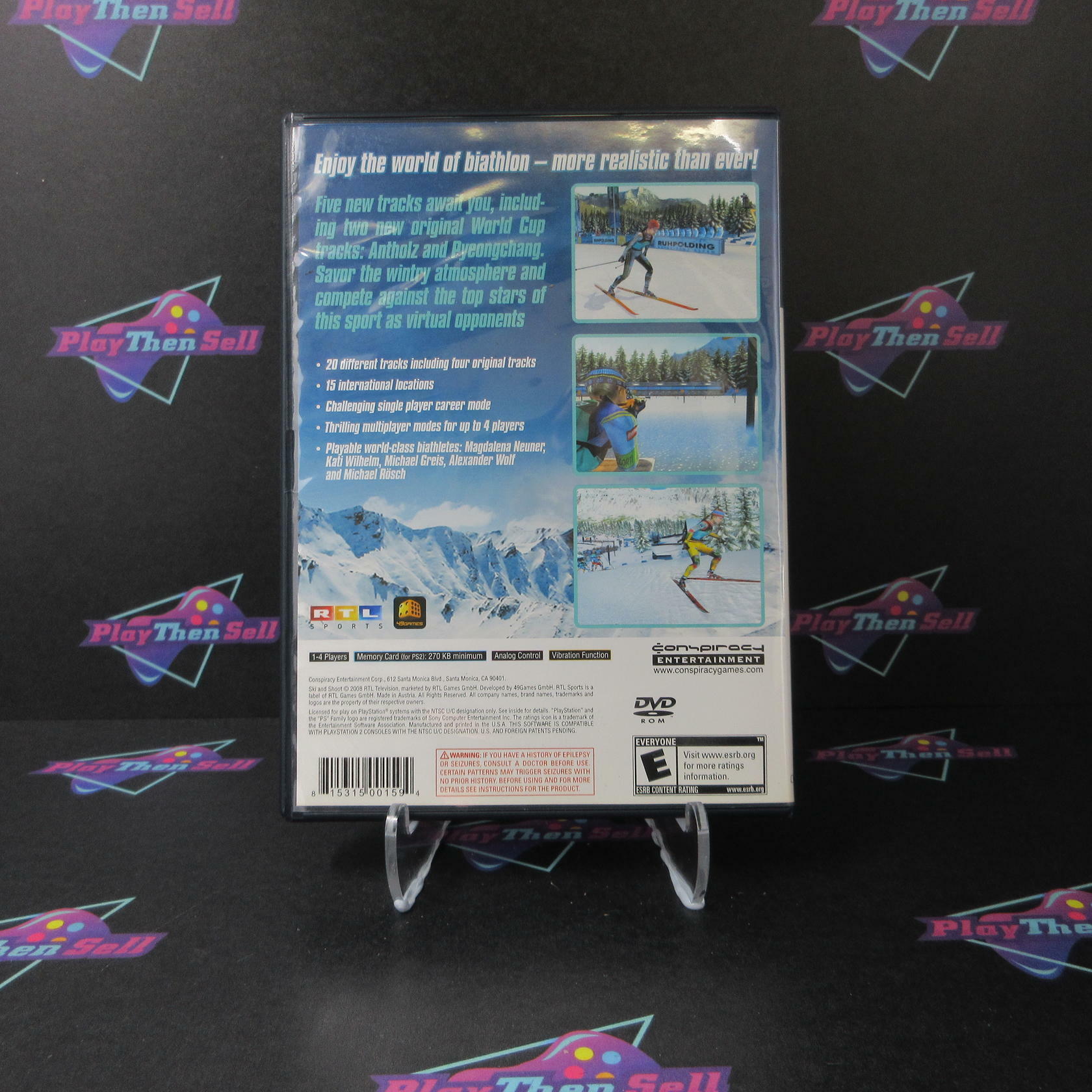 Ski And Shoot PS2 PlayStation 2 Complete - Excellent