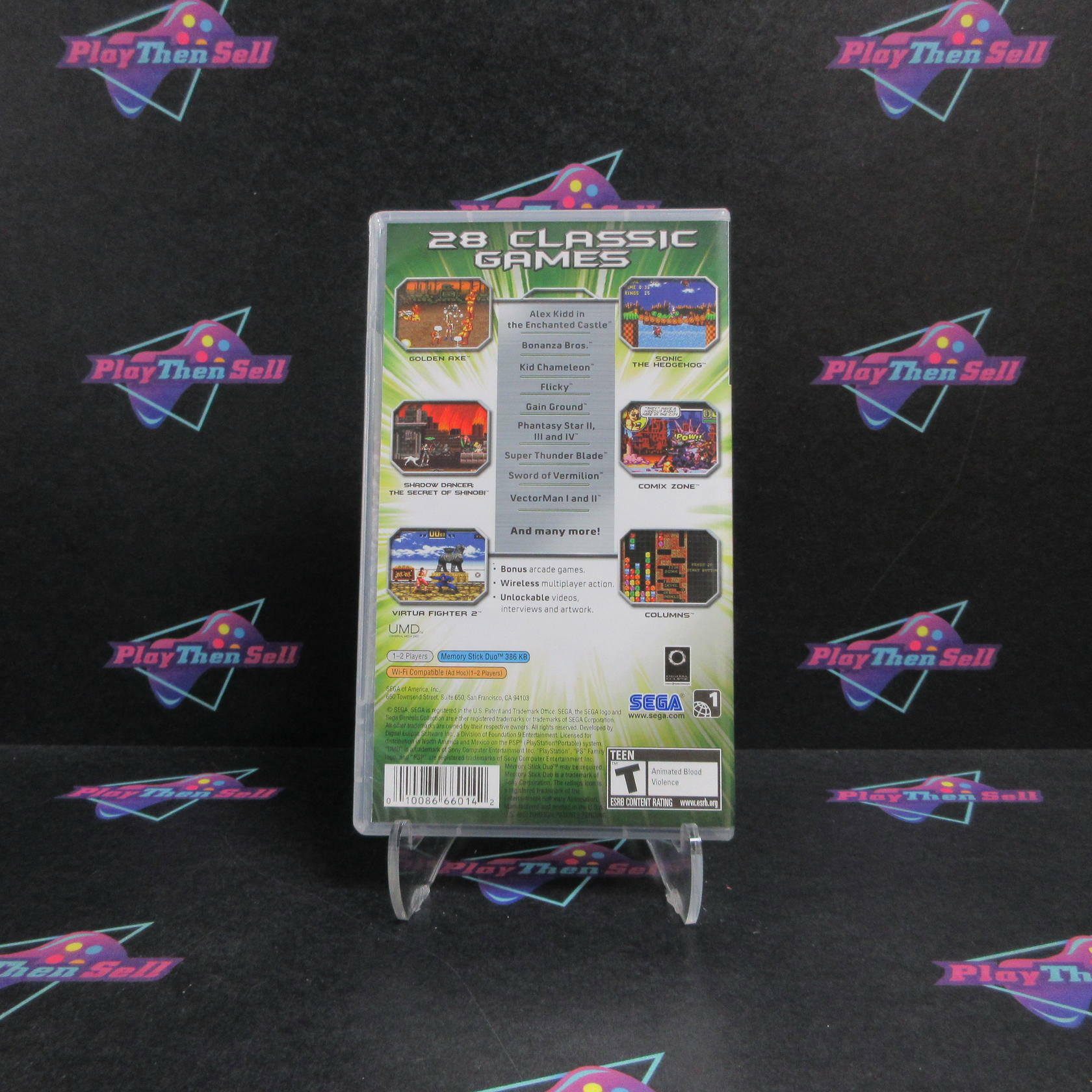 Sega Genesis Collection Sony PSP Complete - Refurbished