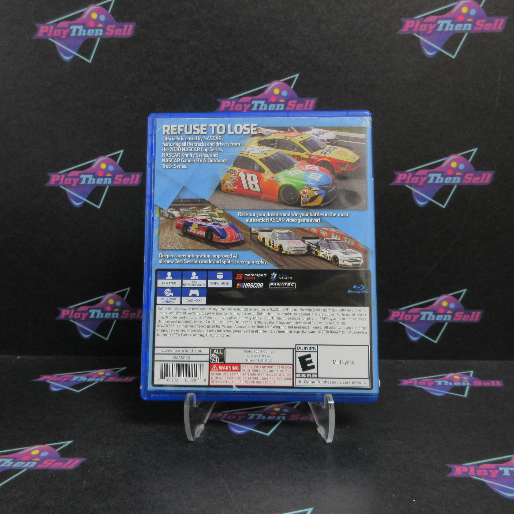 NASCAR Heat 5 PS4 PlayStation 4 AD - Very Good