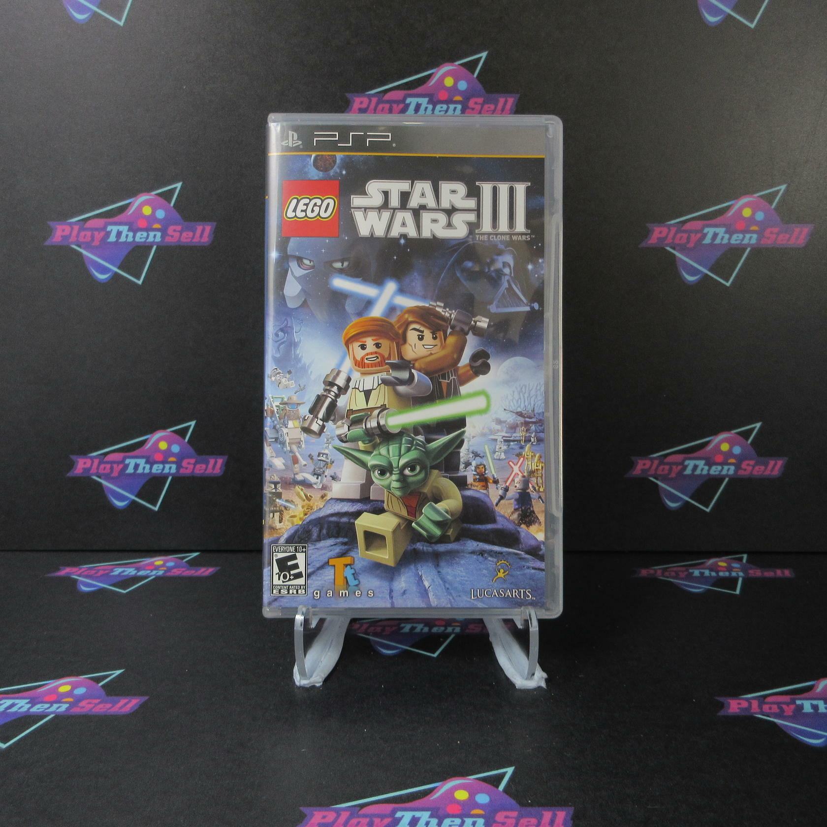 LEGO Star Wars III The Clone Wars Sony PSP Complete - Refurbished