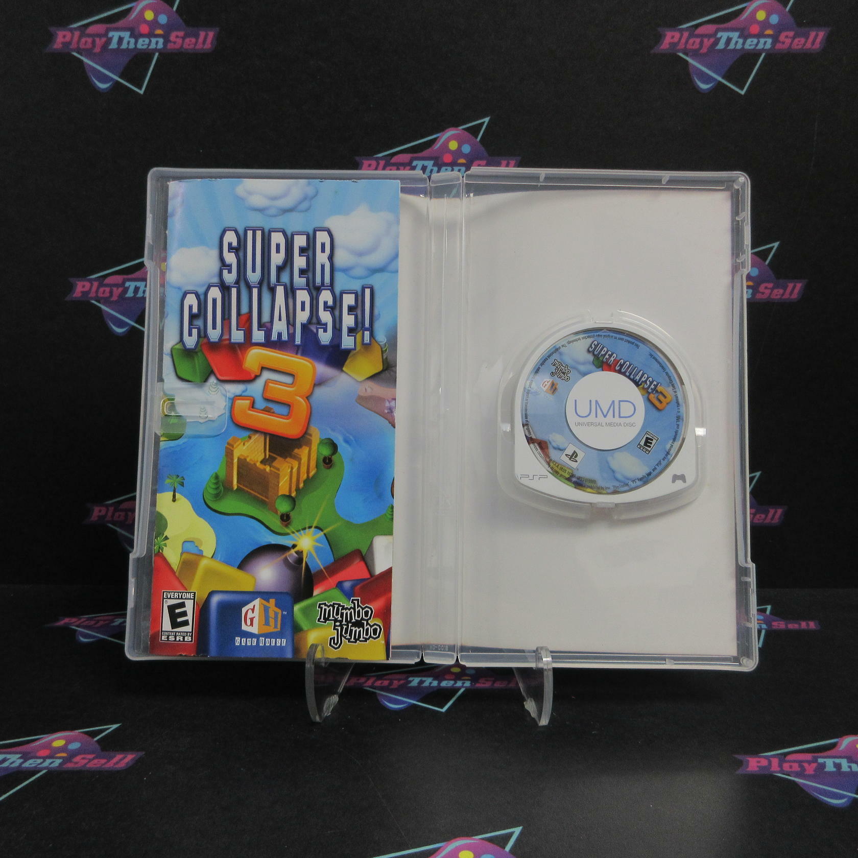 Super Collapse! 3 Sony PSP + Reg Card Complete - Refurbished