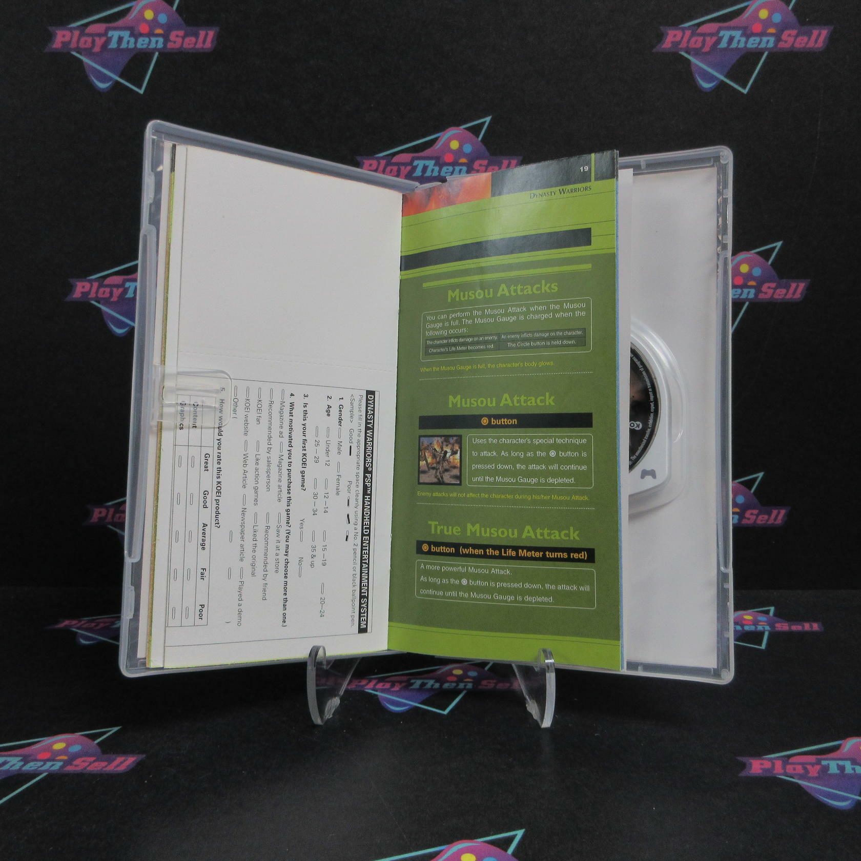 Dynasty Warriors Sony PSP + Reg Card Complete - Refurbished