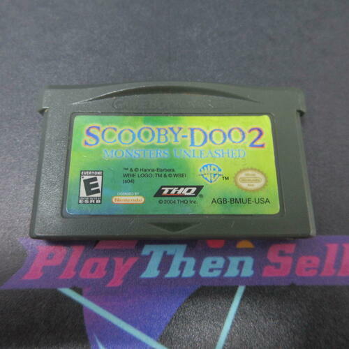 Scooby-Doo 2 Monsters Unleashed Gameboy Advance GBA Excellent - Refurbished