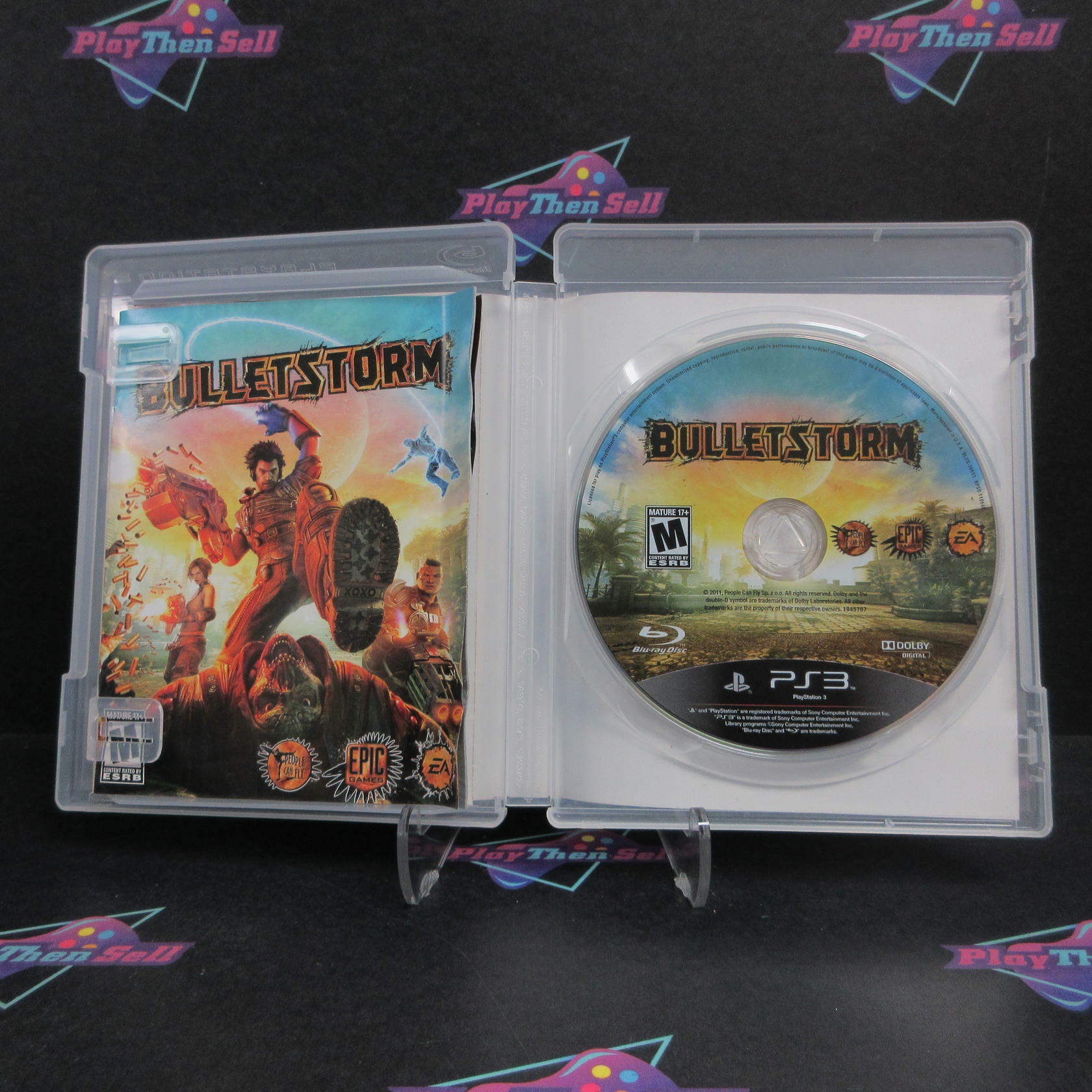 Bulletstorm PS3 PlayStation 3 MD Complete CIB - Very Good