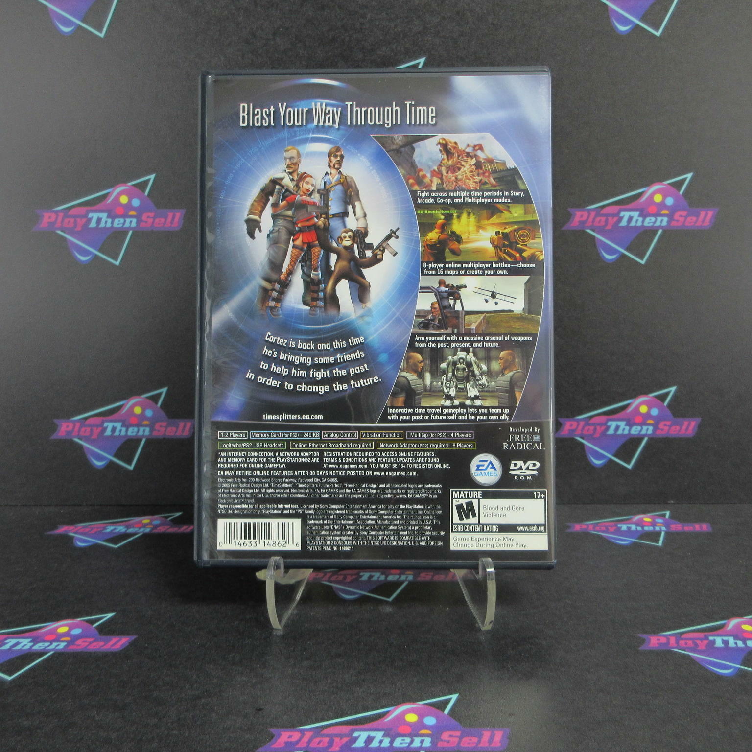 Time Splitters Future Perfect PS2 PlayStation 2 Complete - Excellent