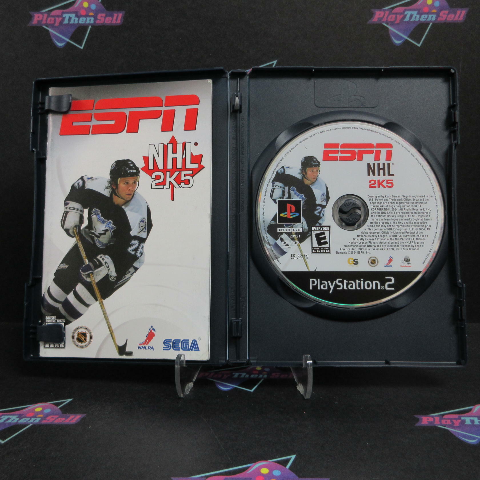 ESPN NHL 2K5 PS2 PlayStation 2 AD Complete CIB - Very Good