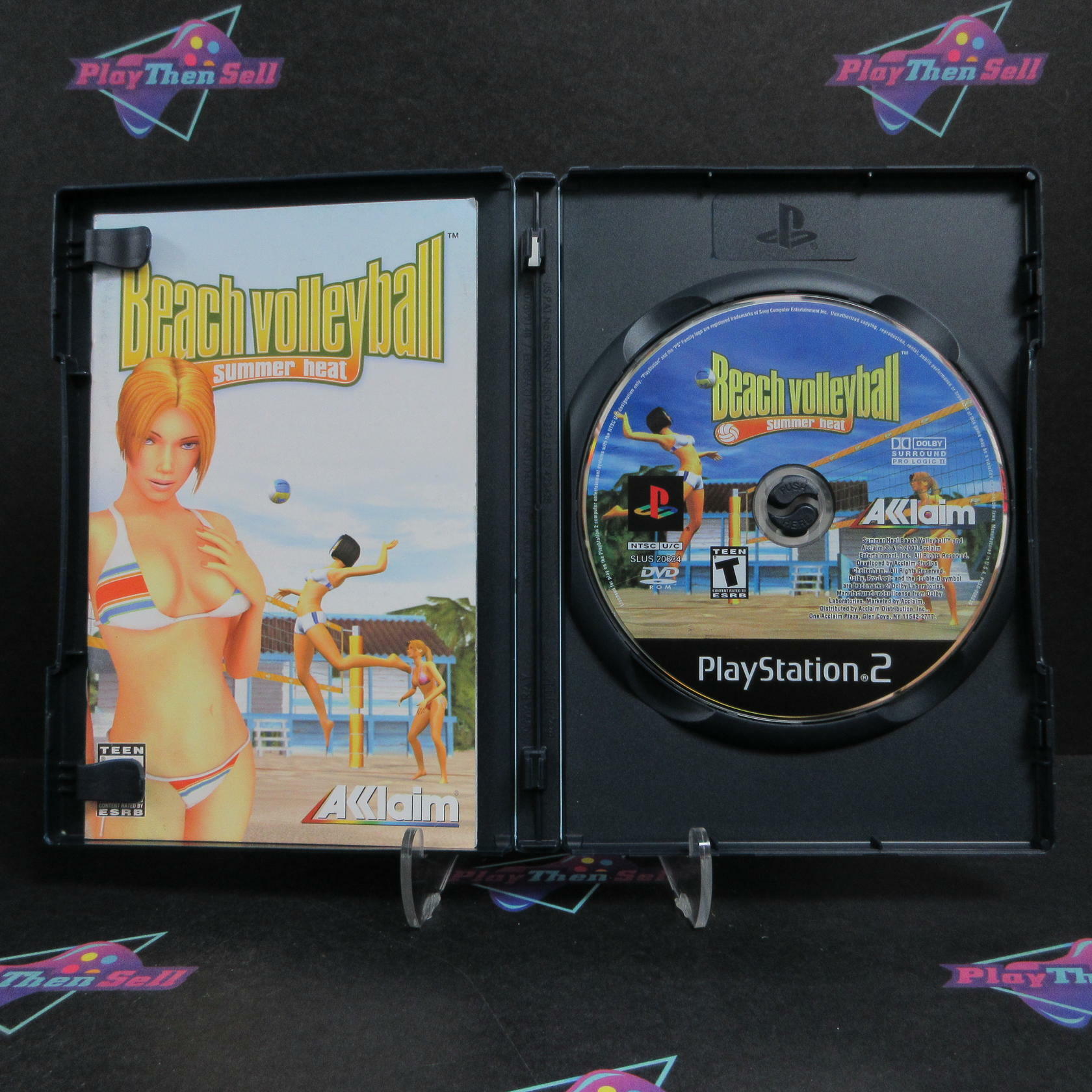 Summer Heat Beach Volleyball PS2 PlayStation 2 + Reg Card Complete - Excellent