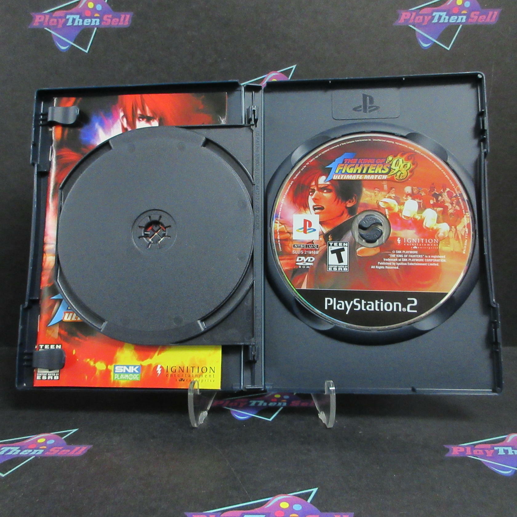King of Fighters 98 Ultimate Match PS2 + Bonus Disc / Poster CIB - Excellent