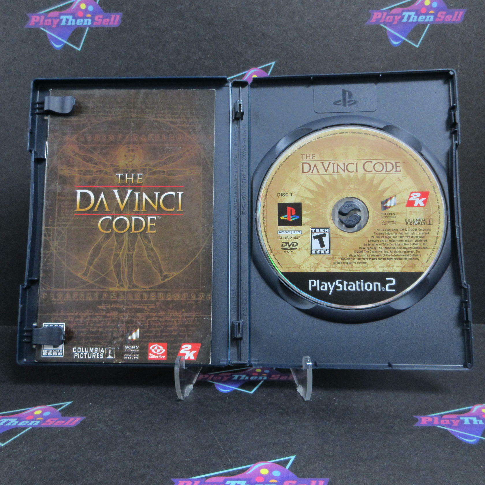 Da Vinci Code PS2 PlayStation 2 AD Complete CIB - Very Good