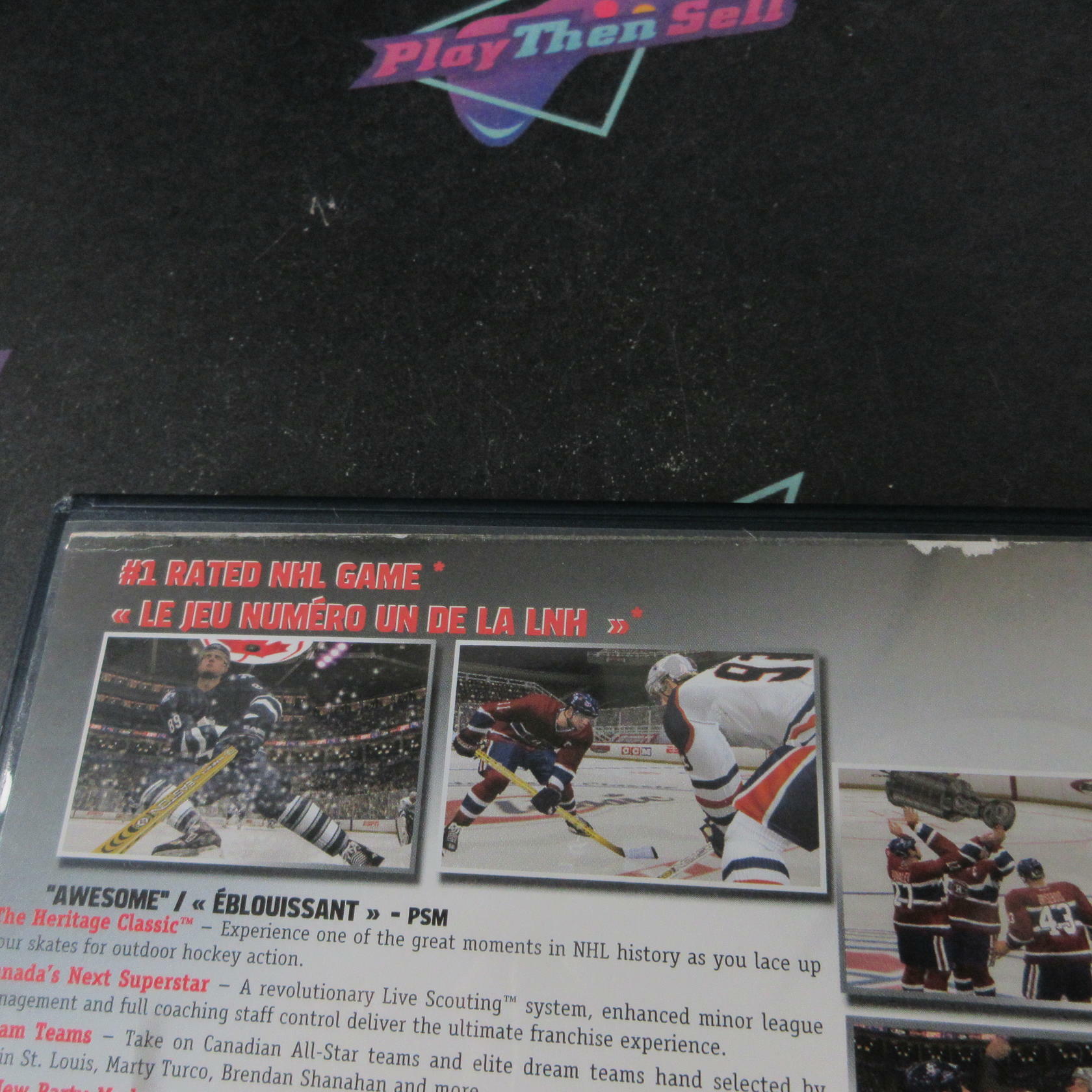 ESPN NHL 2K5 PS2 PlayStation 2 AD Complete CIB - Very Good